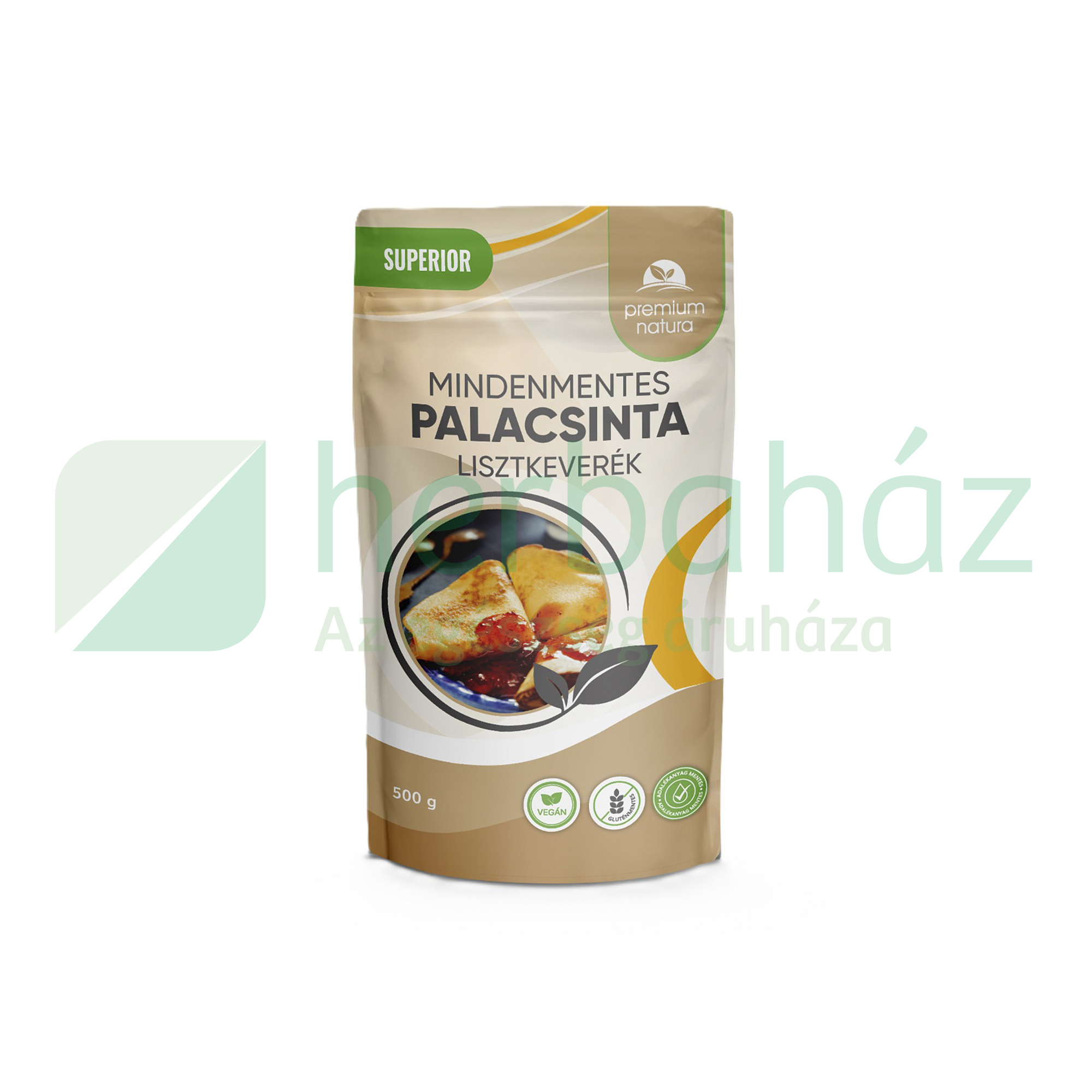 GLUTÉNMENTES PREMIUM NATURA PALACSINTA LISZTKEVERÉK 500G