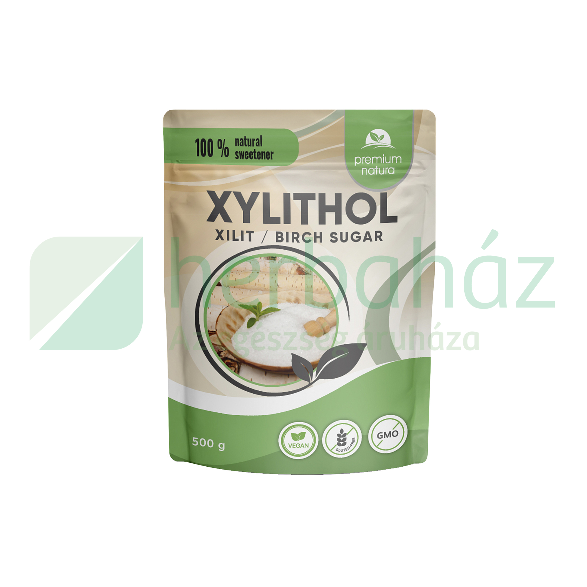 GLUTÉNMENTES PREMIUM NATURA XILIT-NYÍRFACUKOR 500G