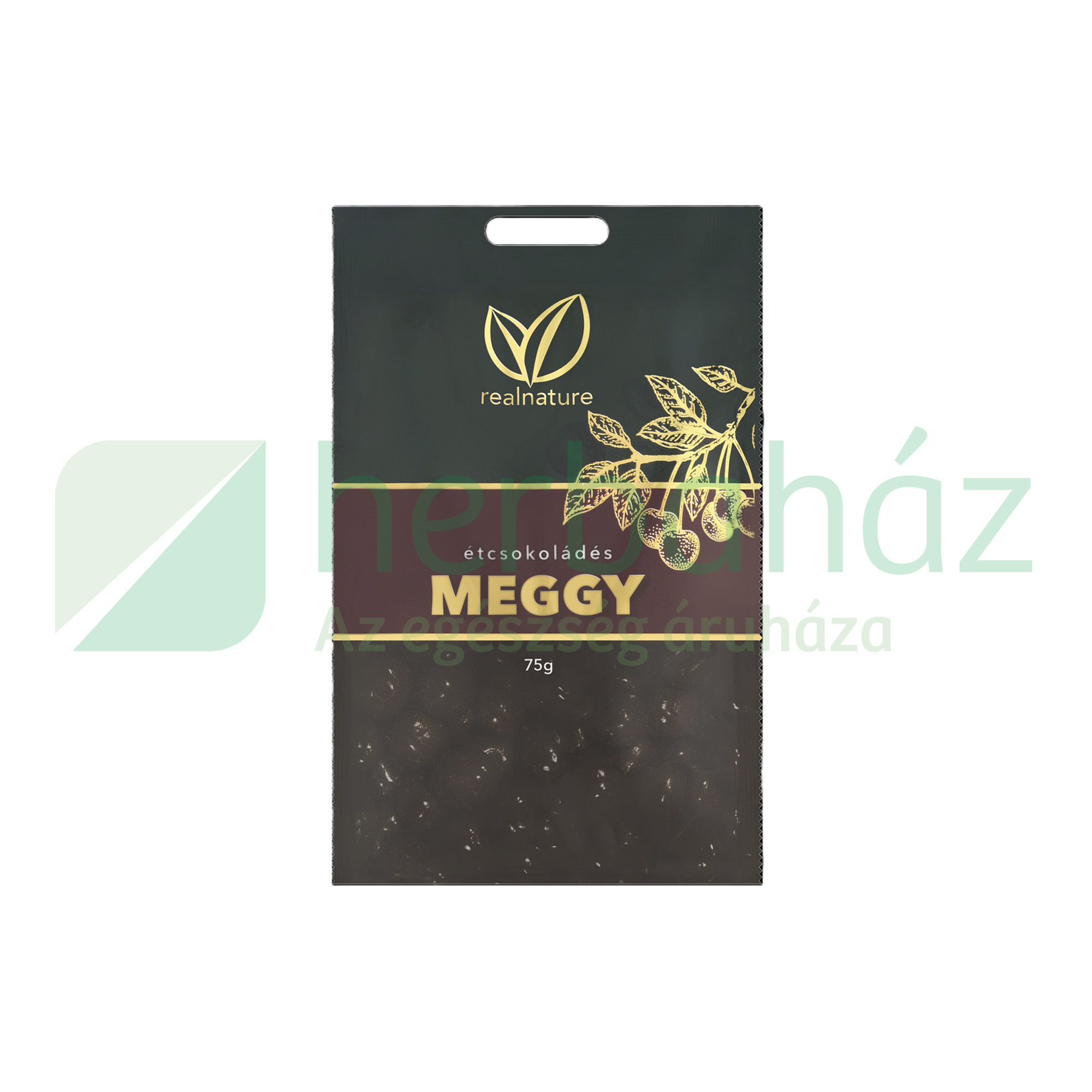 GLUTÉNMENTES REAL NATURE ÉTCSOKOLÁDÉS MEGGY 75G