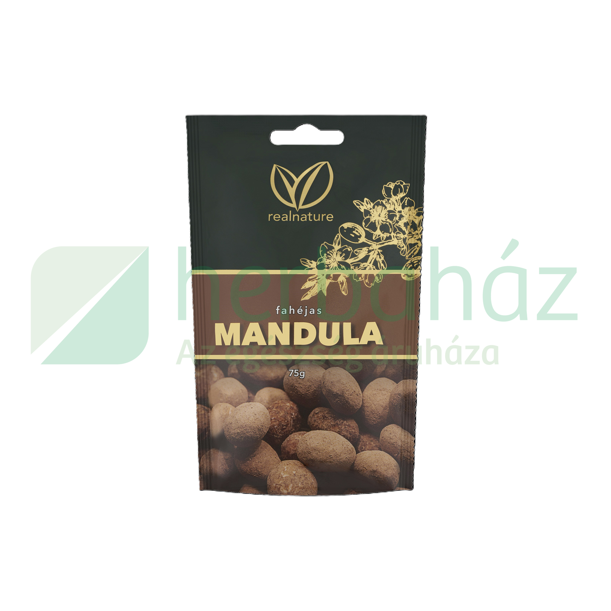 GLUTÉNMENTES REAL NATURE TEJCSOKOLÁDÉS-FAHÉJAS MANDULA 75G