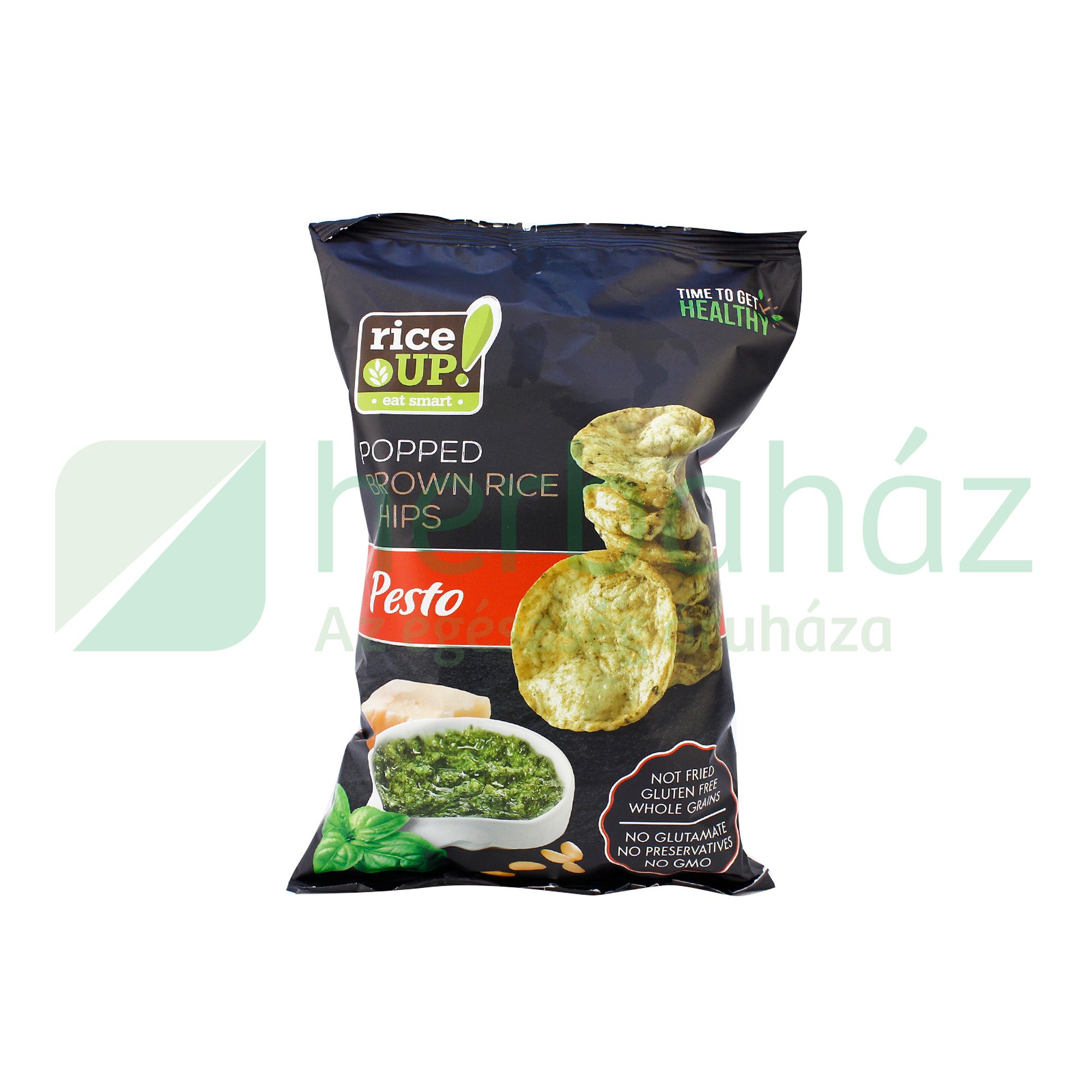 GLUTÉNMENTES RICE UP CHIPS PESTOS  ÍZŰ  60G