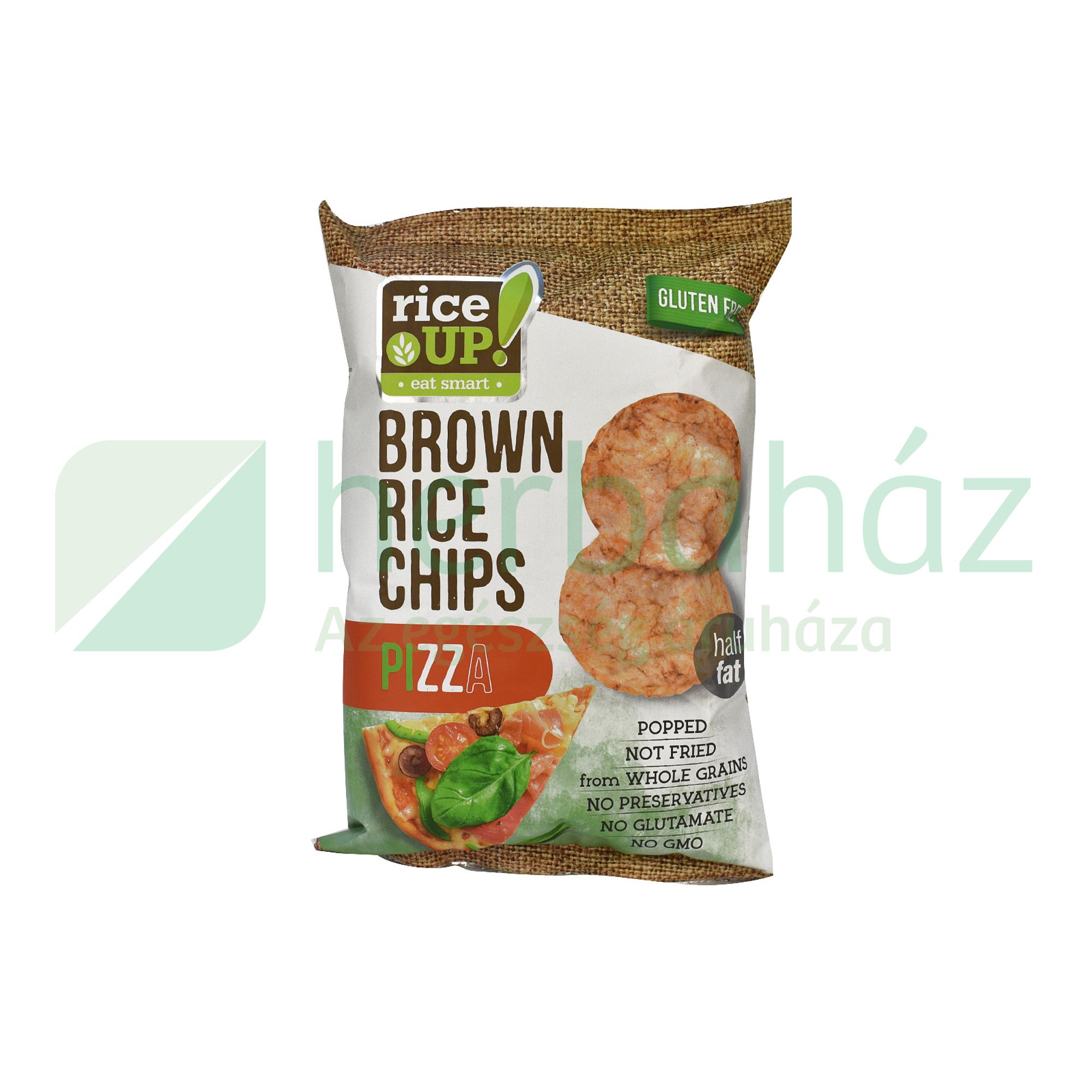 GLUTÉNMENTES RICE UP CHIPS PIZZÁS 60G