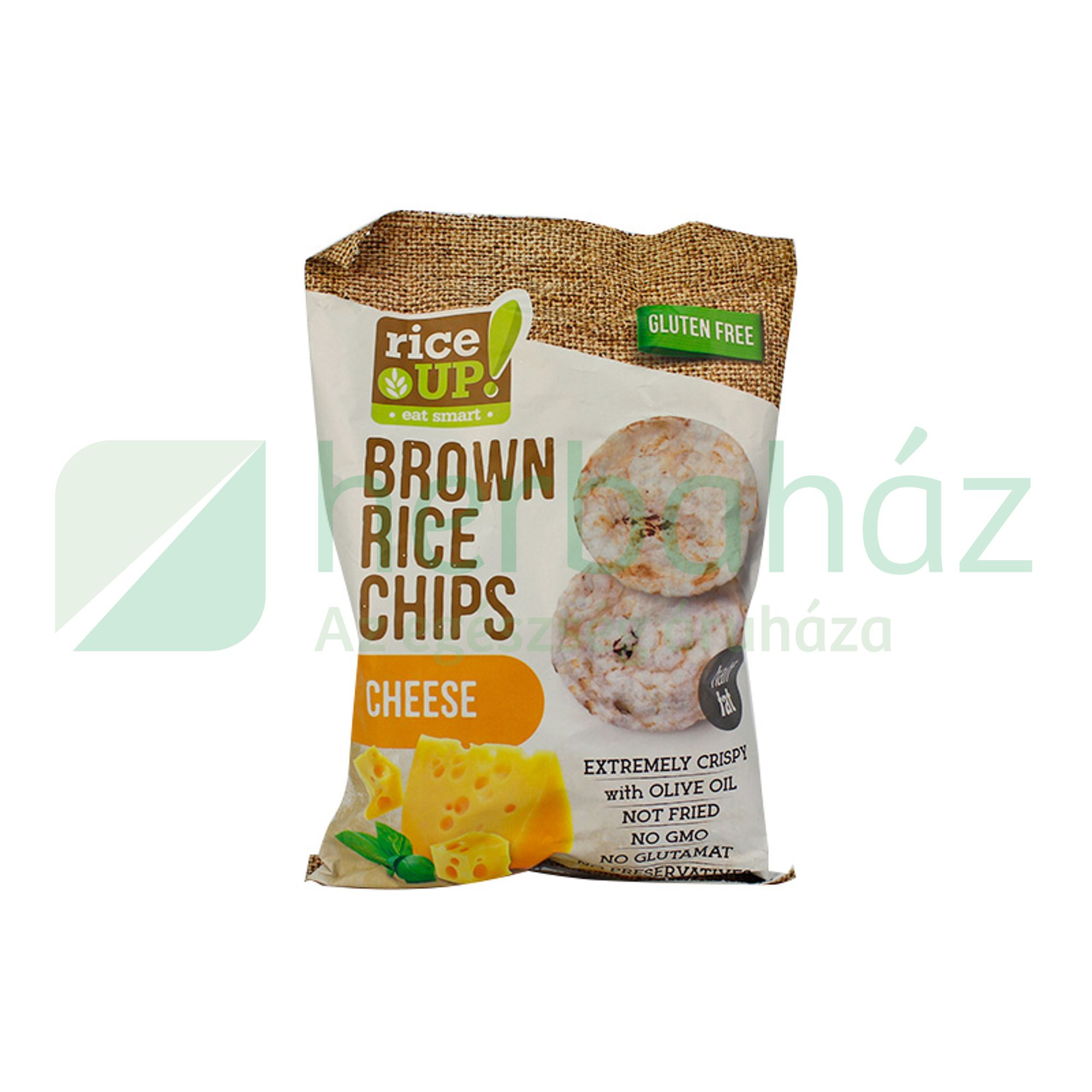 GLUTÉNMENTES RICE UP SAJTOS RIZS CHIPS 60G