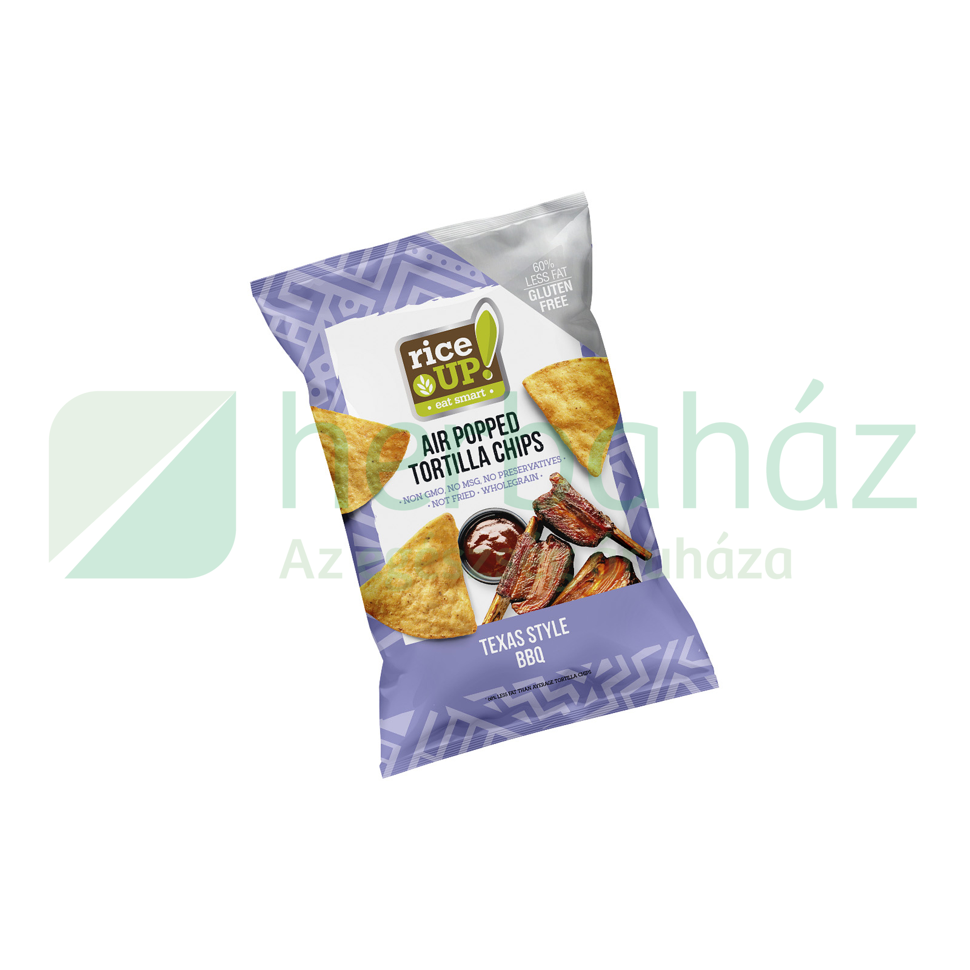 GLUTÉNMENTES RICE UP TORTILLA CHIPS BARBECUE ÍZŰ 60G