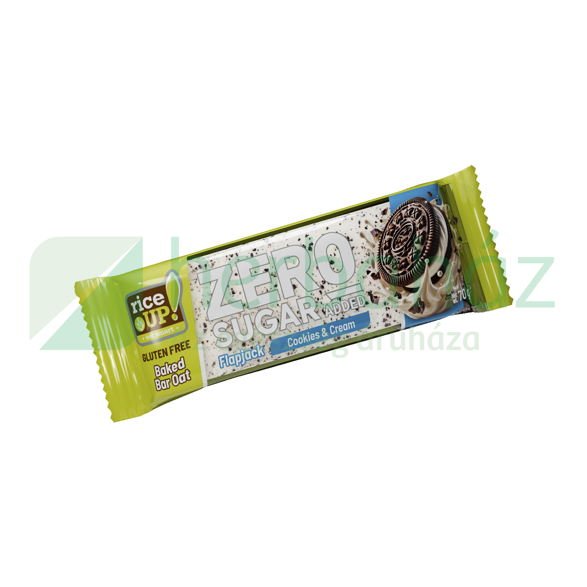 GLUTÉNMENTES RICE UP ZERO ZABSZELET KEKSZ ÉS KRÉM ÍZZEL HCN 70G