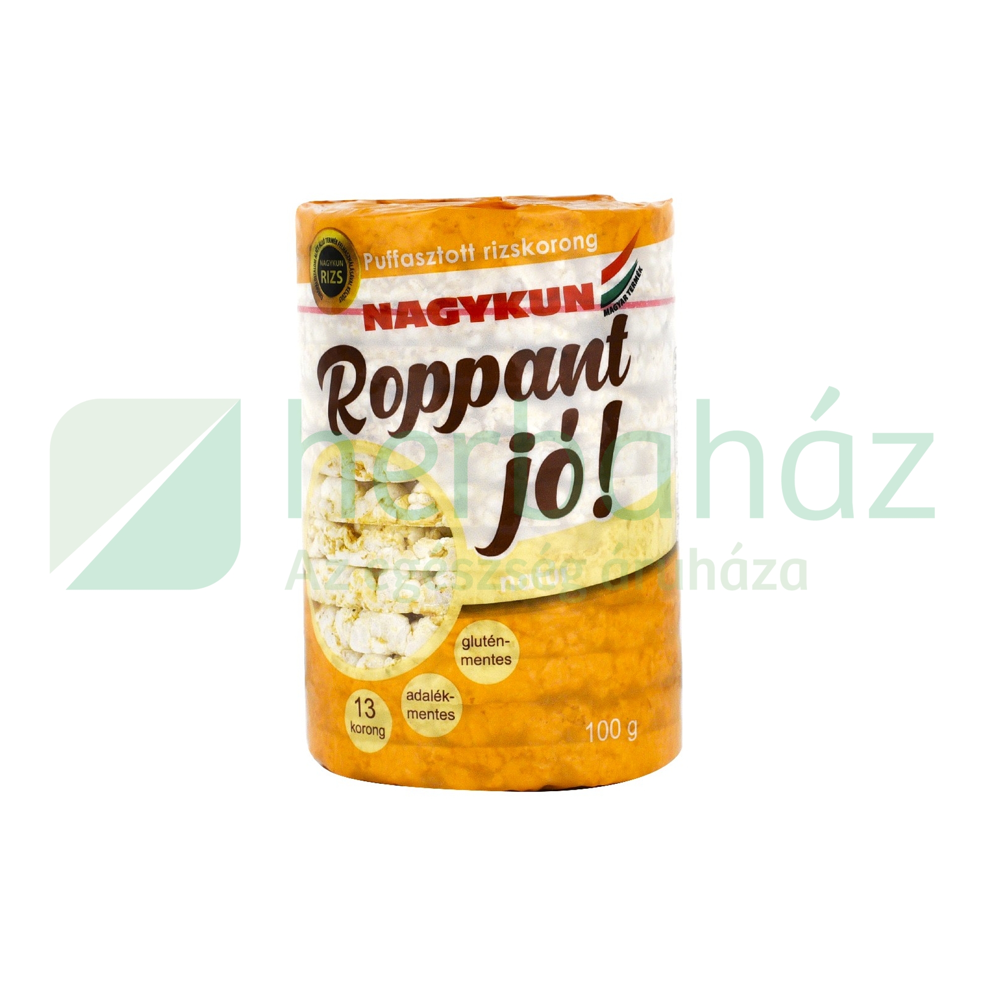 GLUTÉNMENTES ROPPANT JÓ! PUFFASZTOTT RIZSKORONG NATÚR 100G