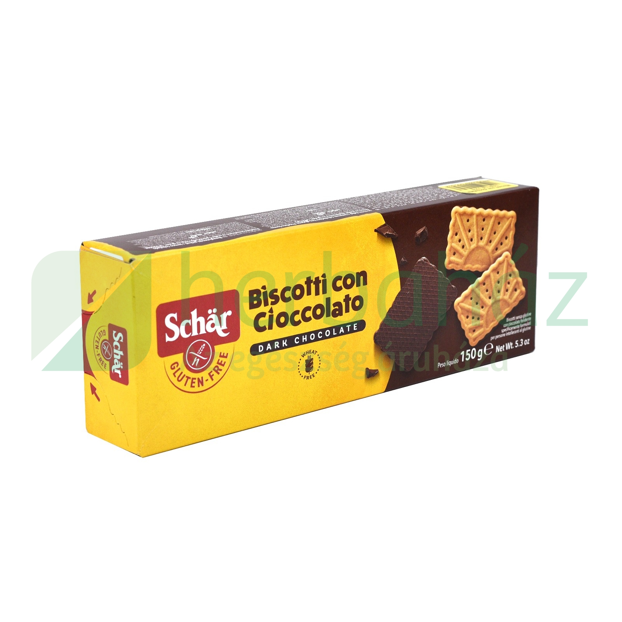 GLUTÉNMENTES SCHAR BISCOTTI KEKSZ CSOKIS 150G