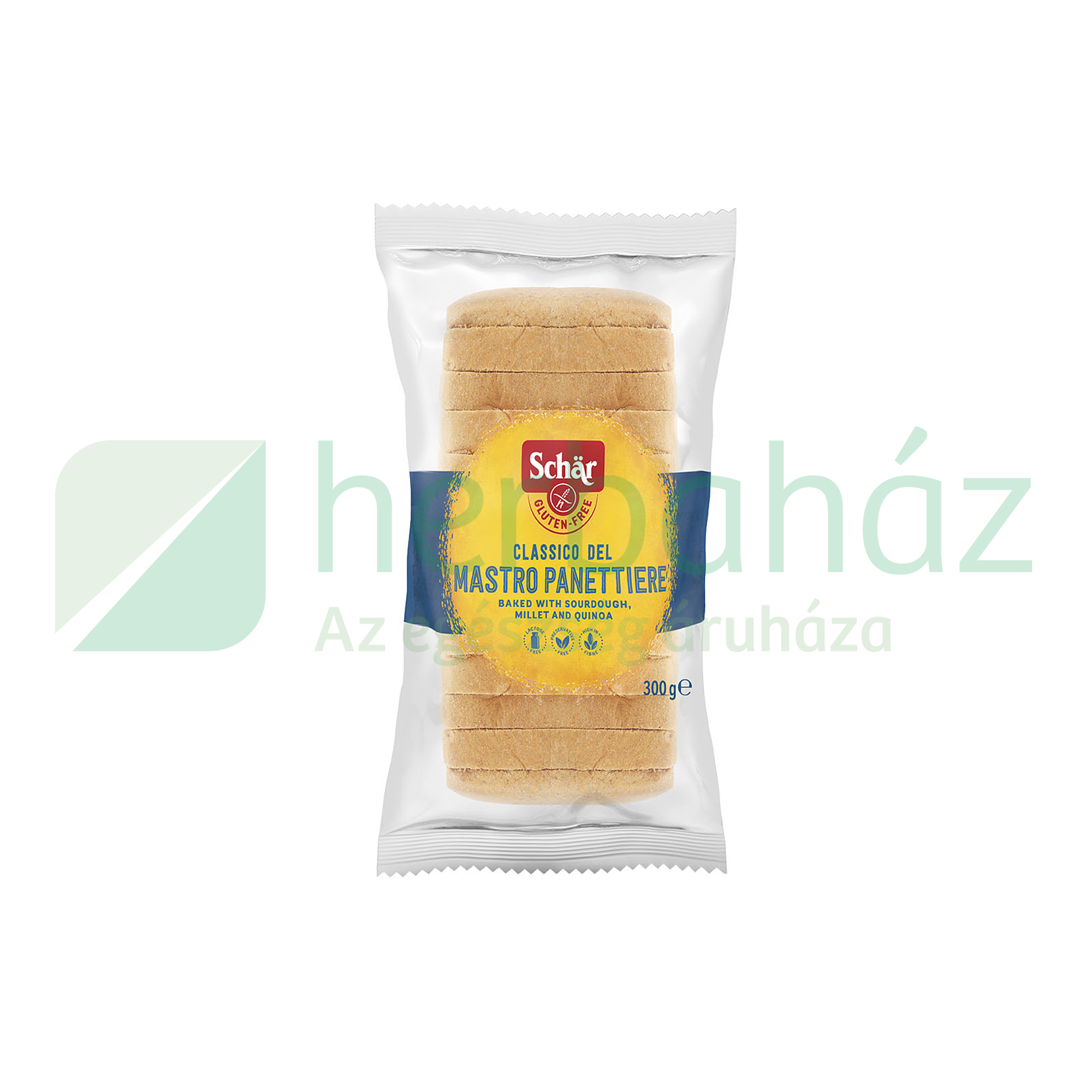 GLUTÉNMENTES SCHAR CLASSIC FEHÉRKENYÉR SZELETELT 300G