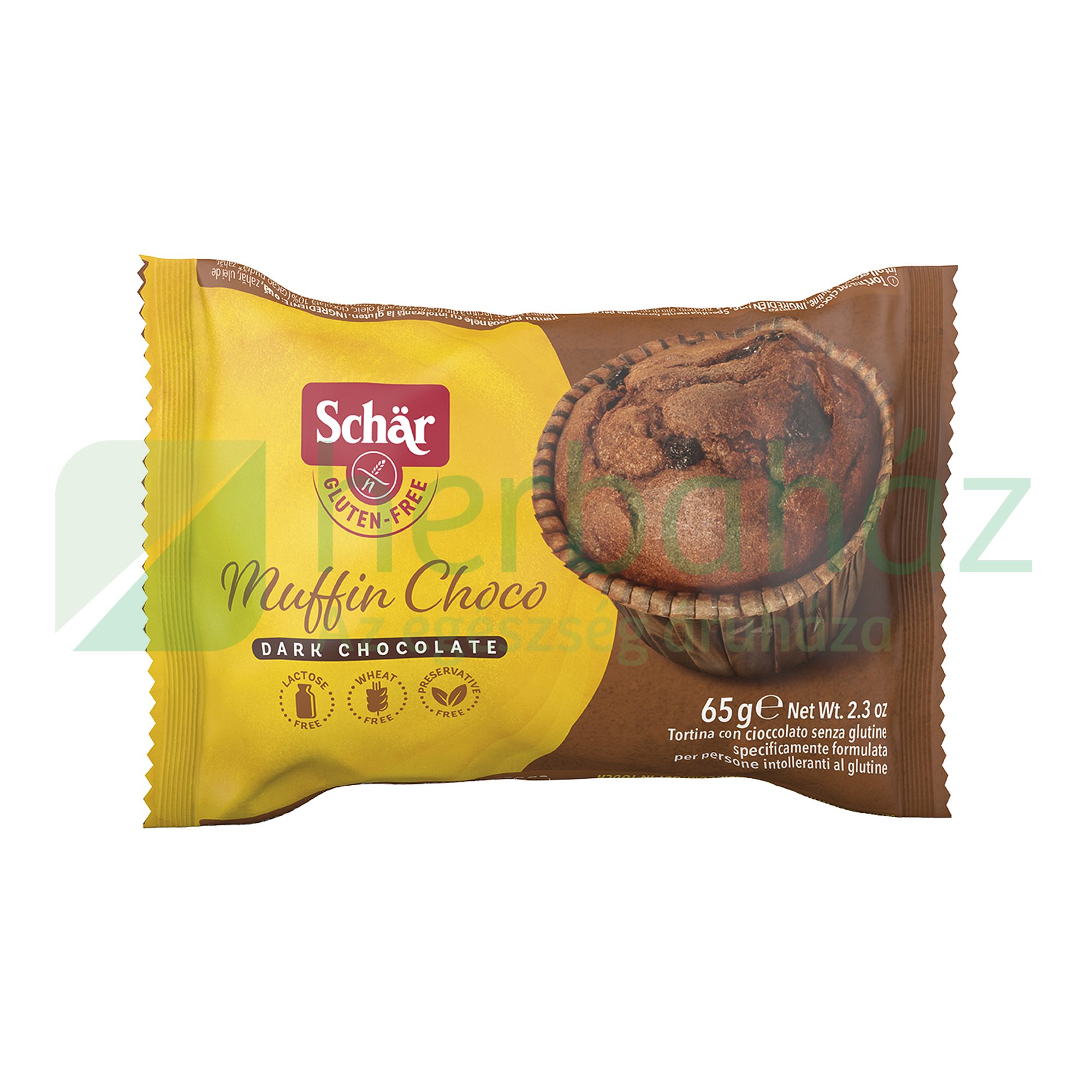 GLUTÉNMENTES SCHAR CSOKOLÁDÉS MUFFIN 65G