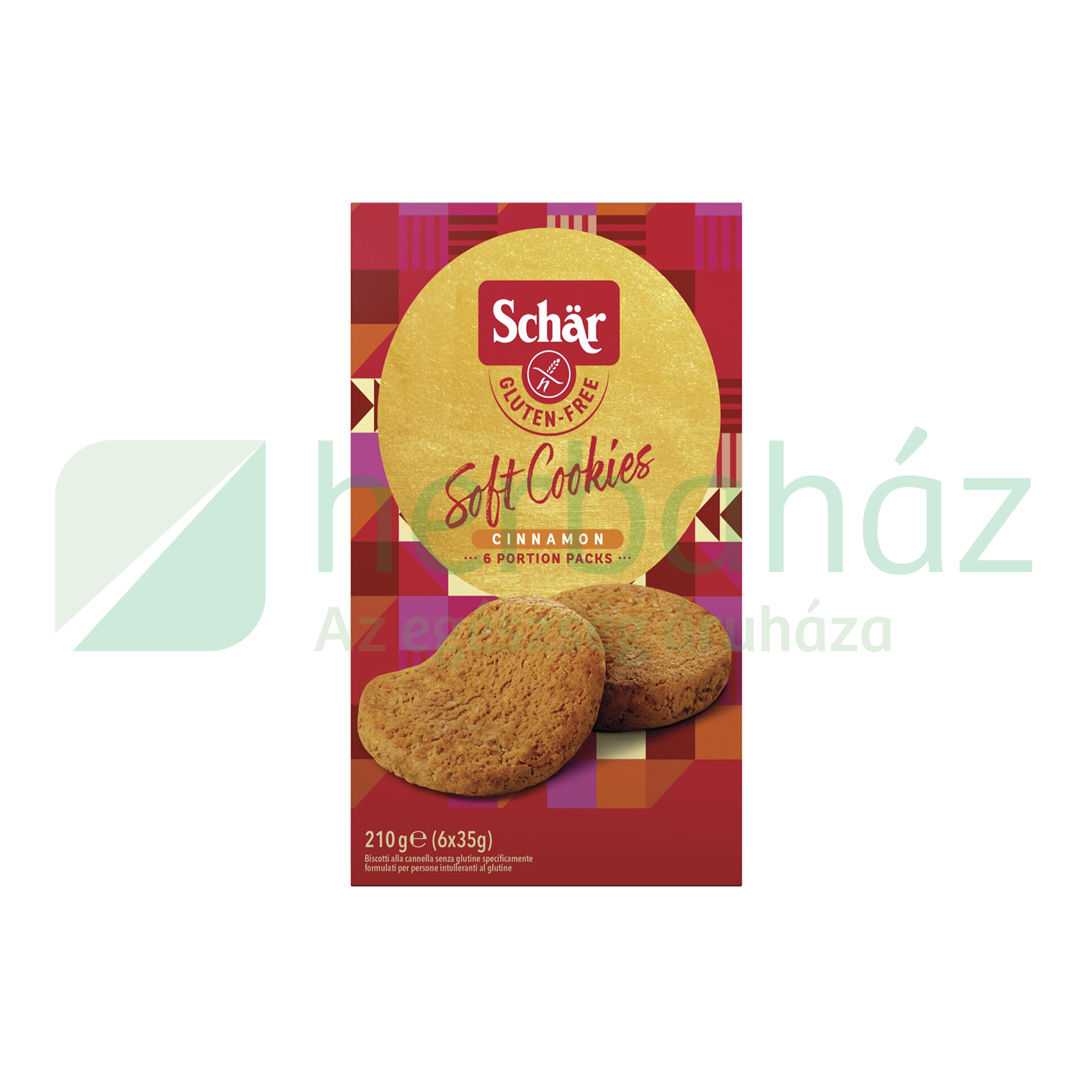 GLUTÉNMENTES SCHAR FAHÉJAS KARÁCSONYI PUHA KEKSZ 210G