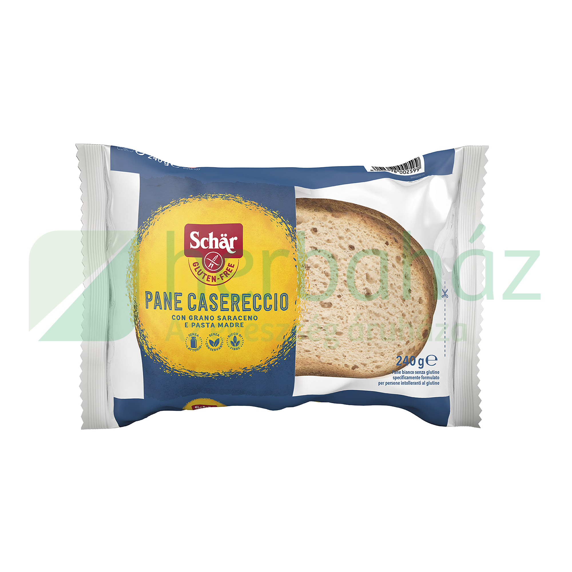 GLUTÉNMENTES SCHAR PANE CASERECCIO KENYÉR 240G