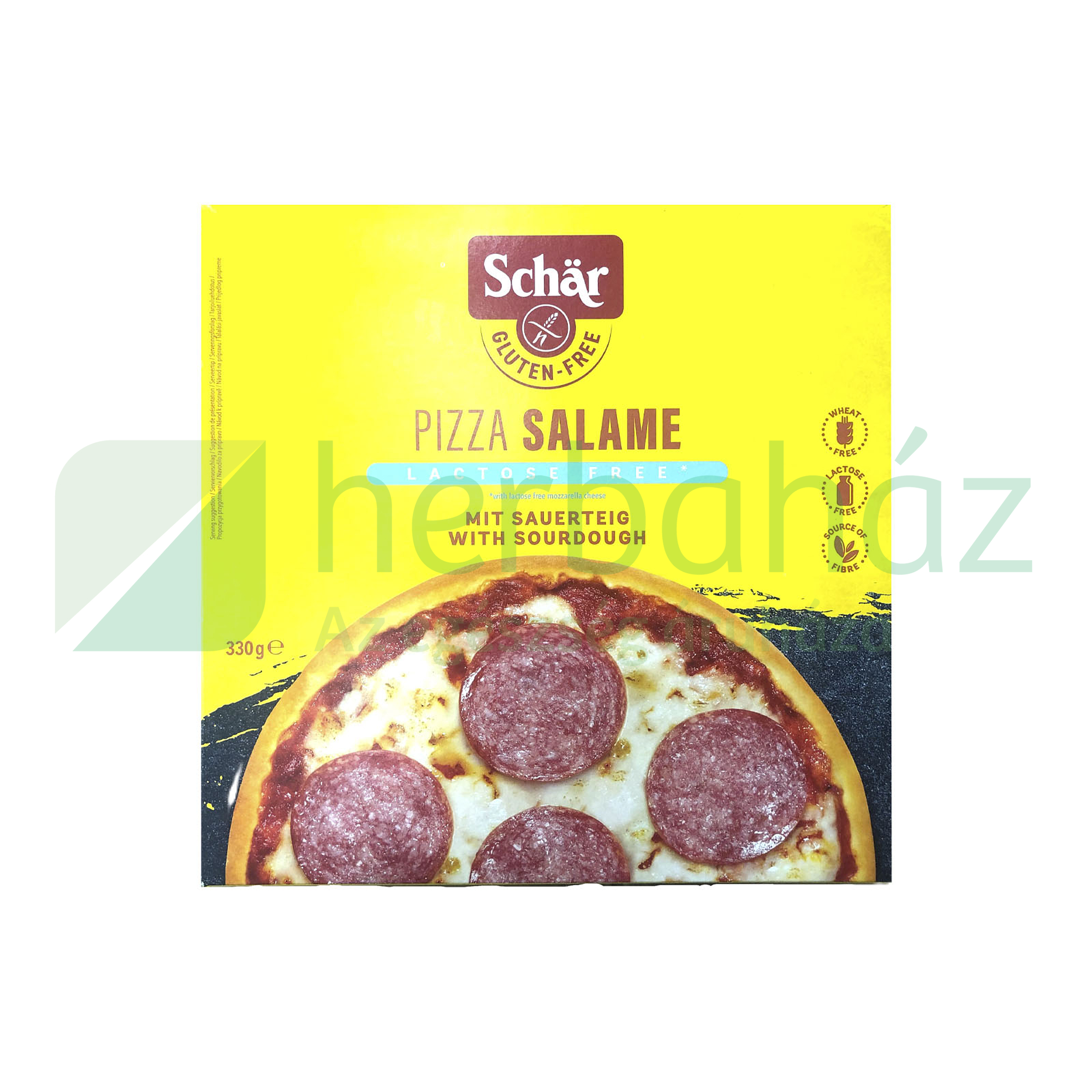 GLUTÉNMENTES SCHAR SZALÁMIS PIZZA FAGYASZTOTT 330G [F]