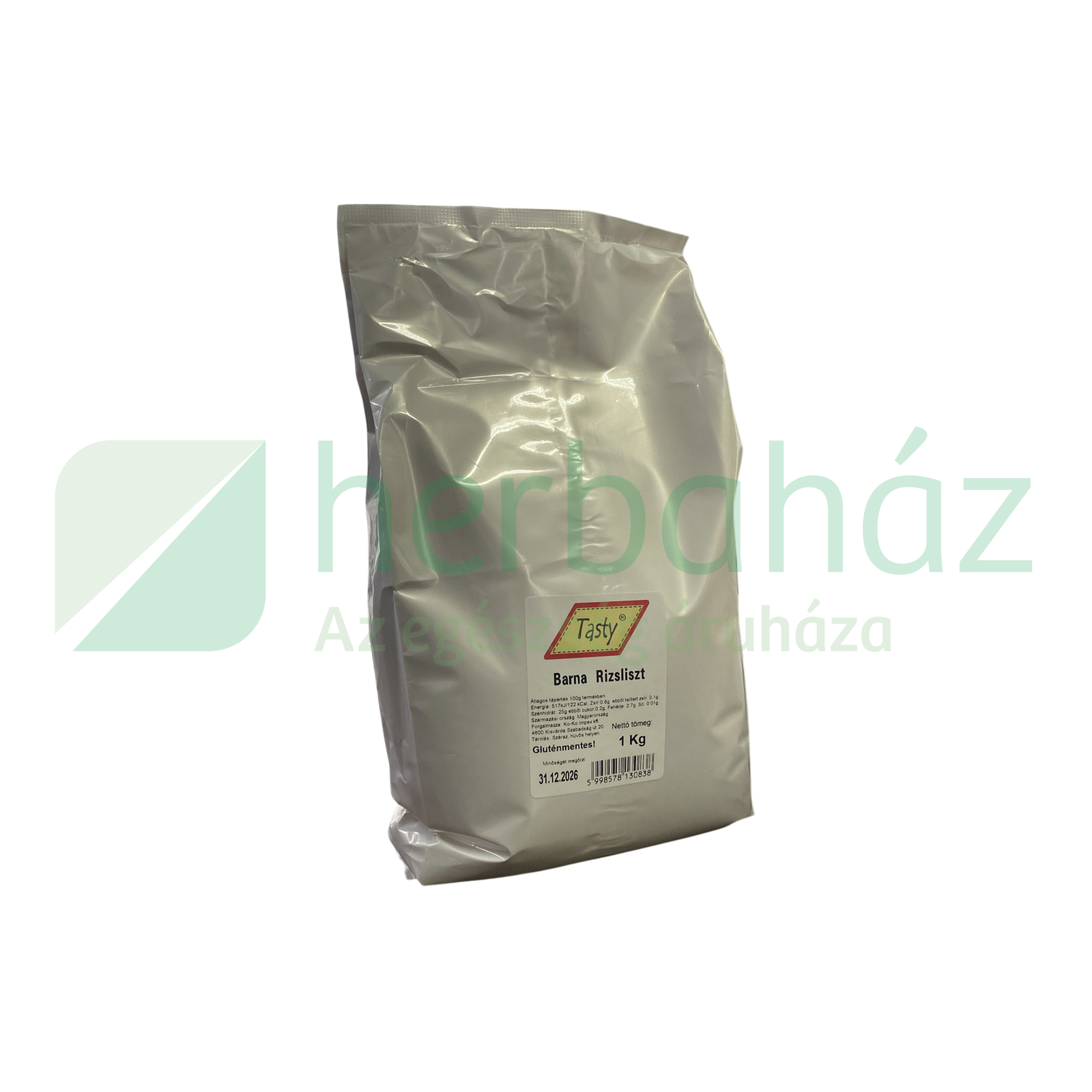 GLUTÉNMENTES TASTY BARNA RIZSLISZT 1000G