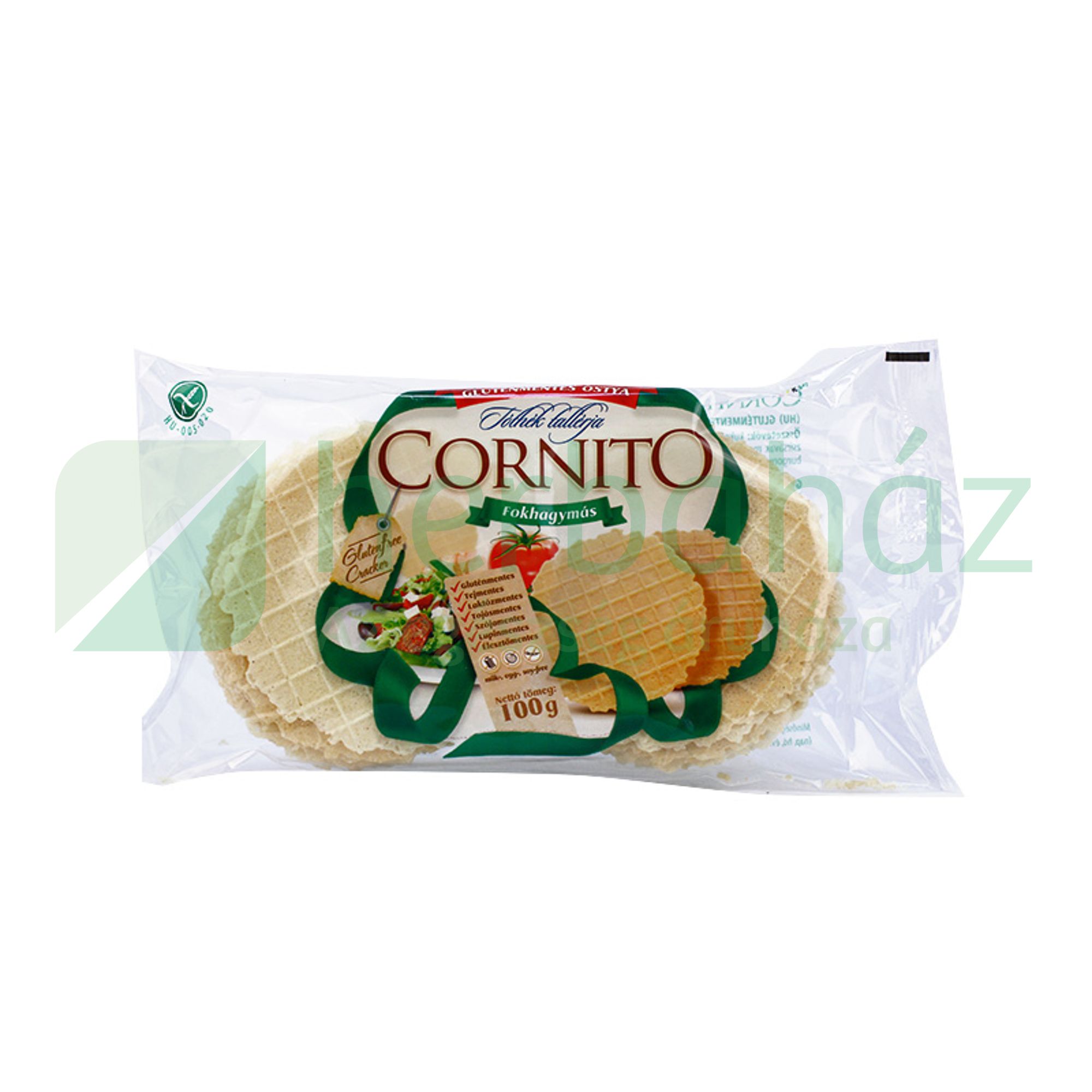 GLUTÉNMENTES CORNITO TÓTHÉK TALLÉRJA FOKHAGYMÁS 100G