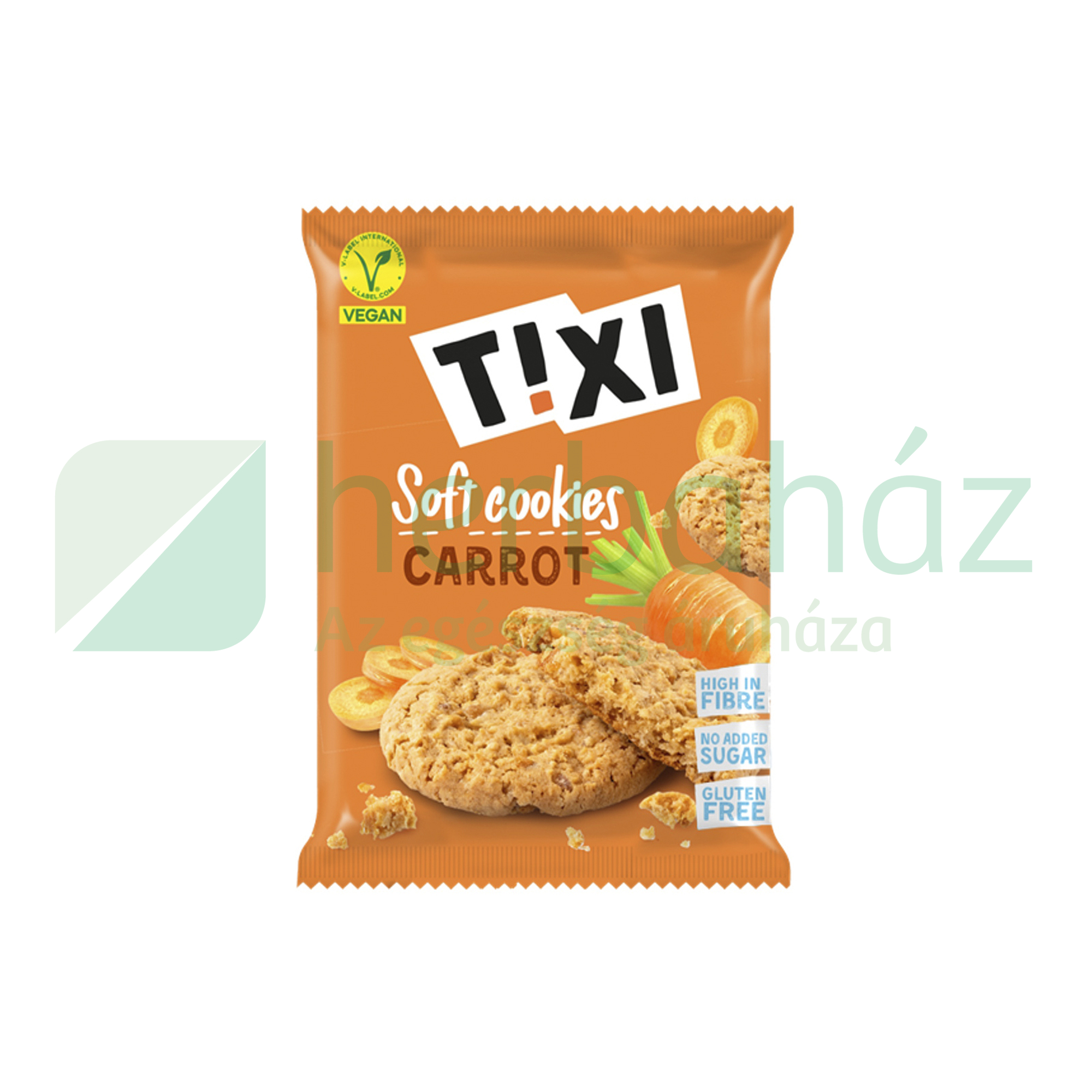 GLUTÉNMENTES T!XI VEGÁN KEKSZ, RÉPÁS 50G
