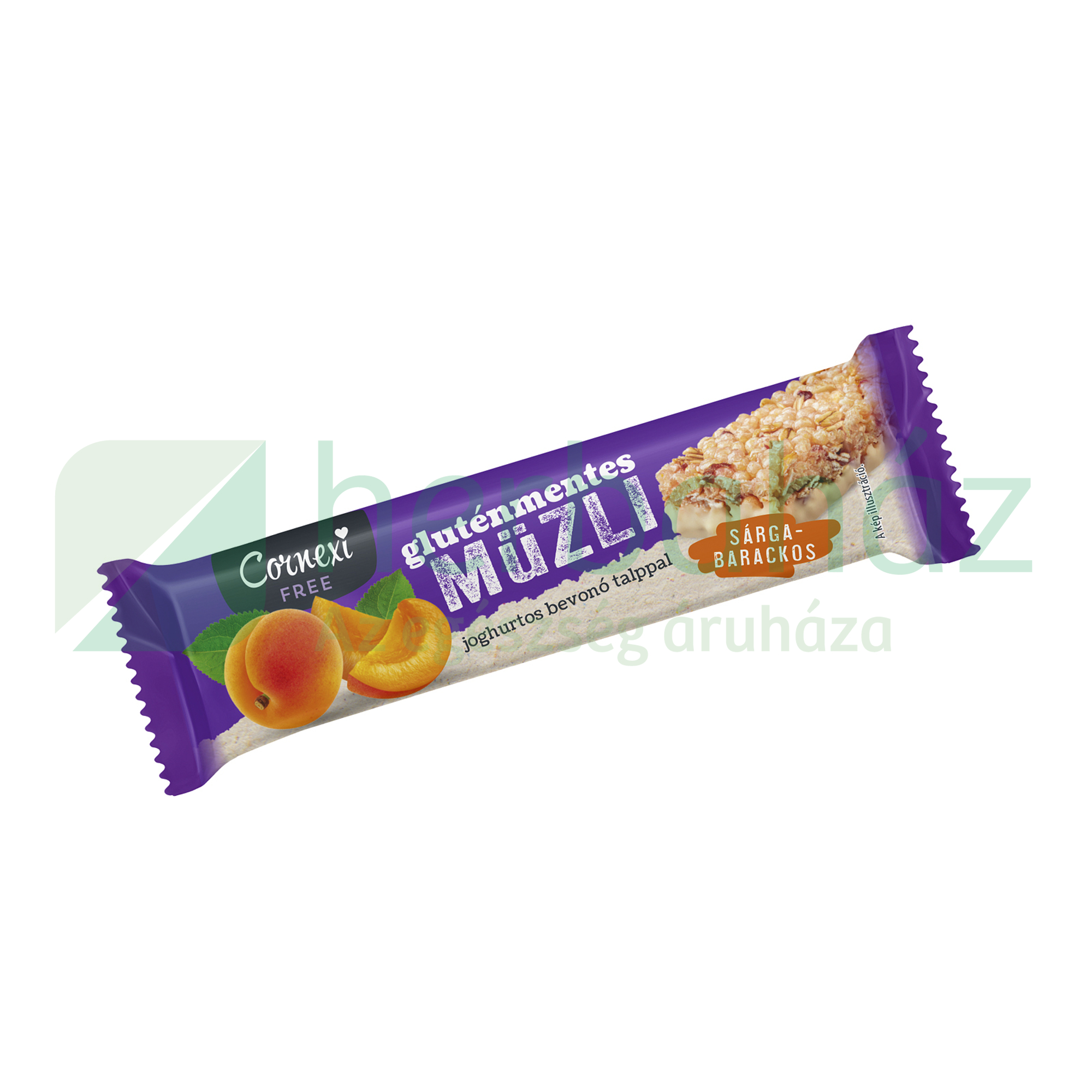 GM CORNEXI MÜZLISZELET SÁRGABARACKOS, JOGHURTOS BEVONÓ TALPPAL 25G