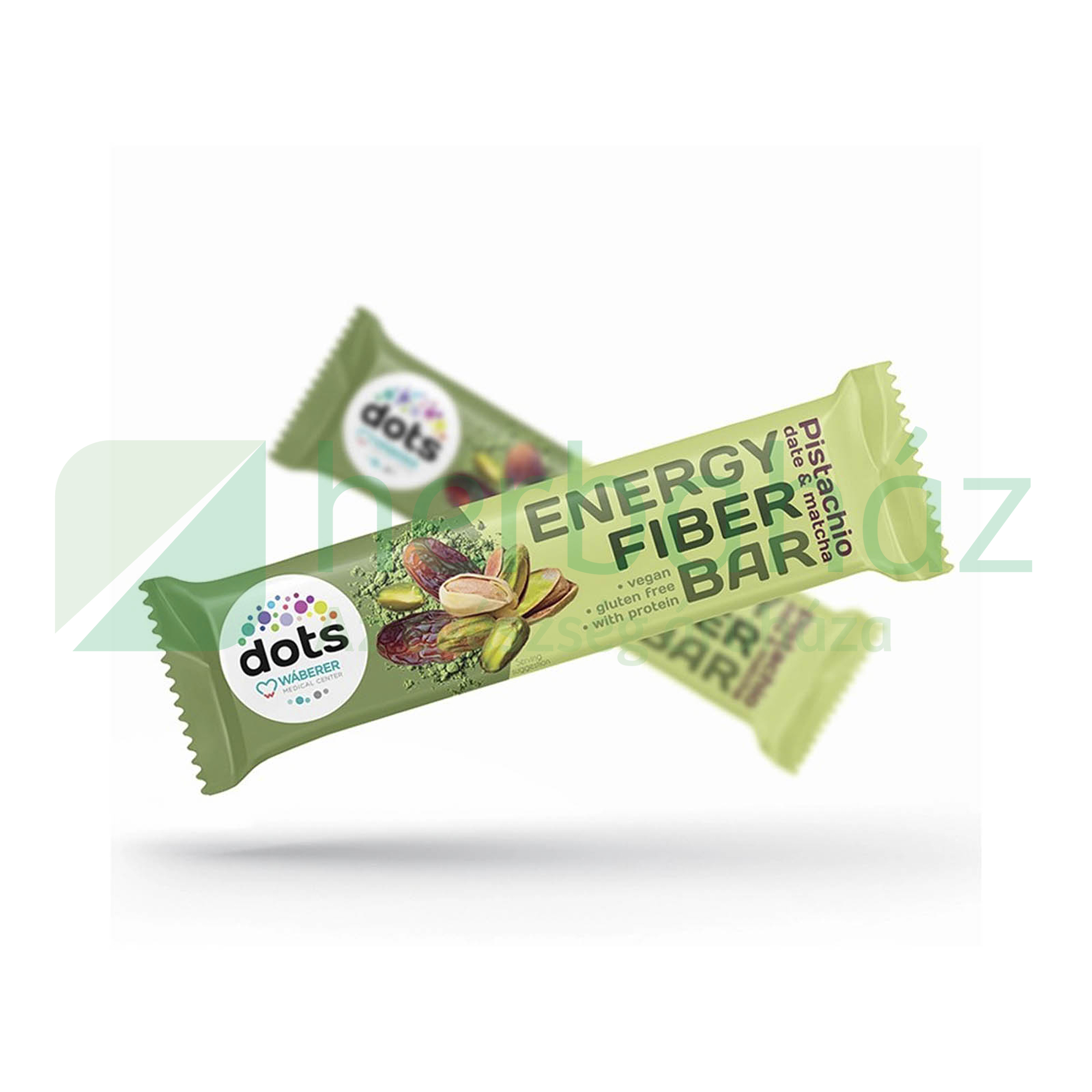 GM DOTSDIET ENERGY FIBER BAR NYERS SZELET - PISZTÁCIÁVAL, DATOLYÁVAL ÉS MATCHÁVAL 40G
