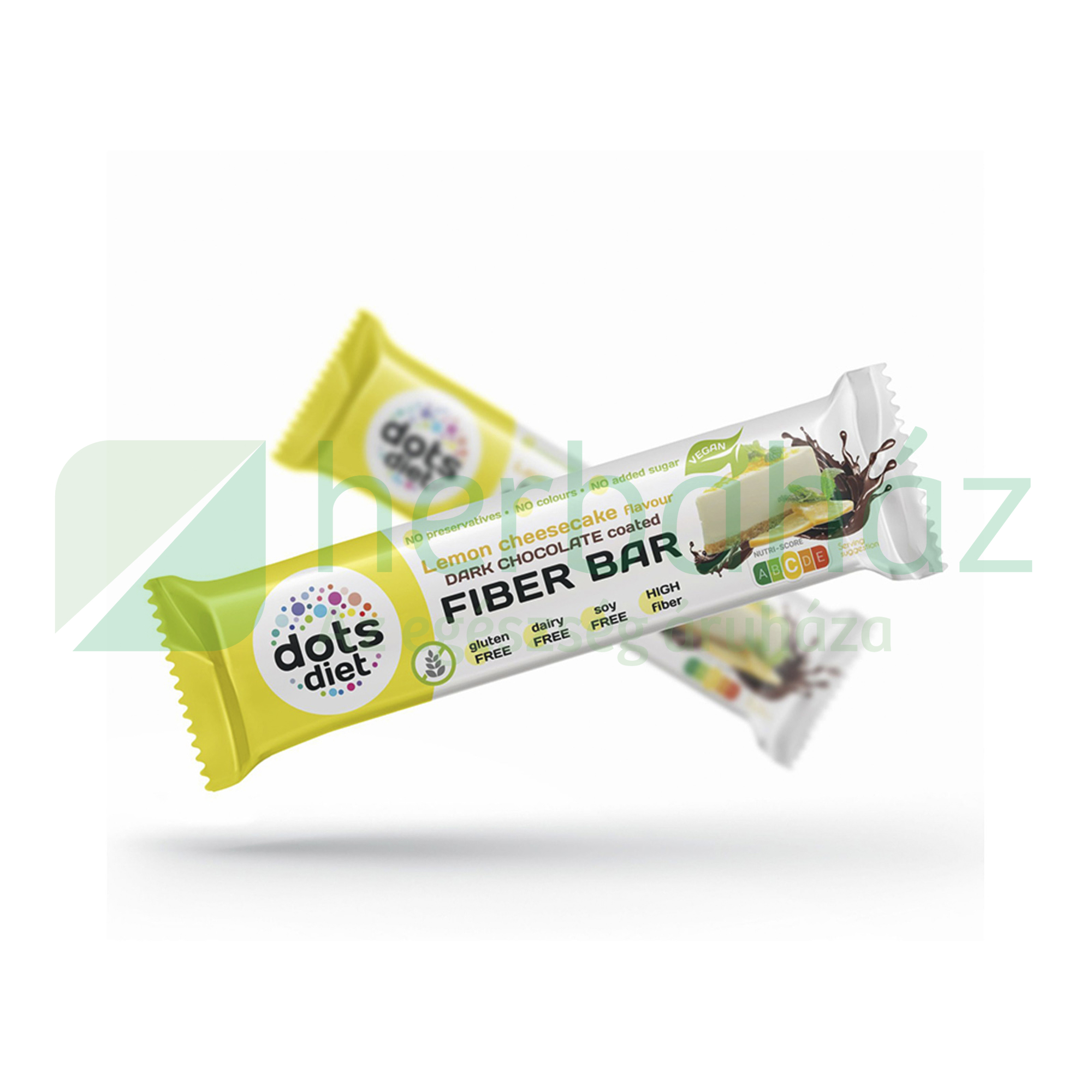 GM DOTSDIET FIBER BAR ÉTCSOKOLÁDÉVAL BEVONT ROST SZELET CITROMOS SAJTTORTA ÍZBEN HCN 40G