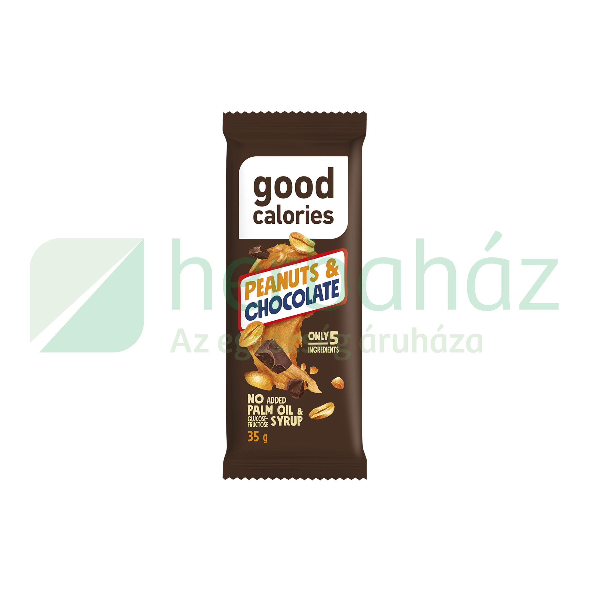 GOOD CALORIES SZELET FÖLDIMOGYORÓ-CSOKOLÁDÉ 35G