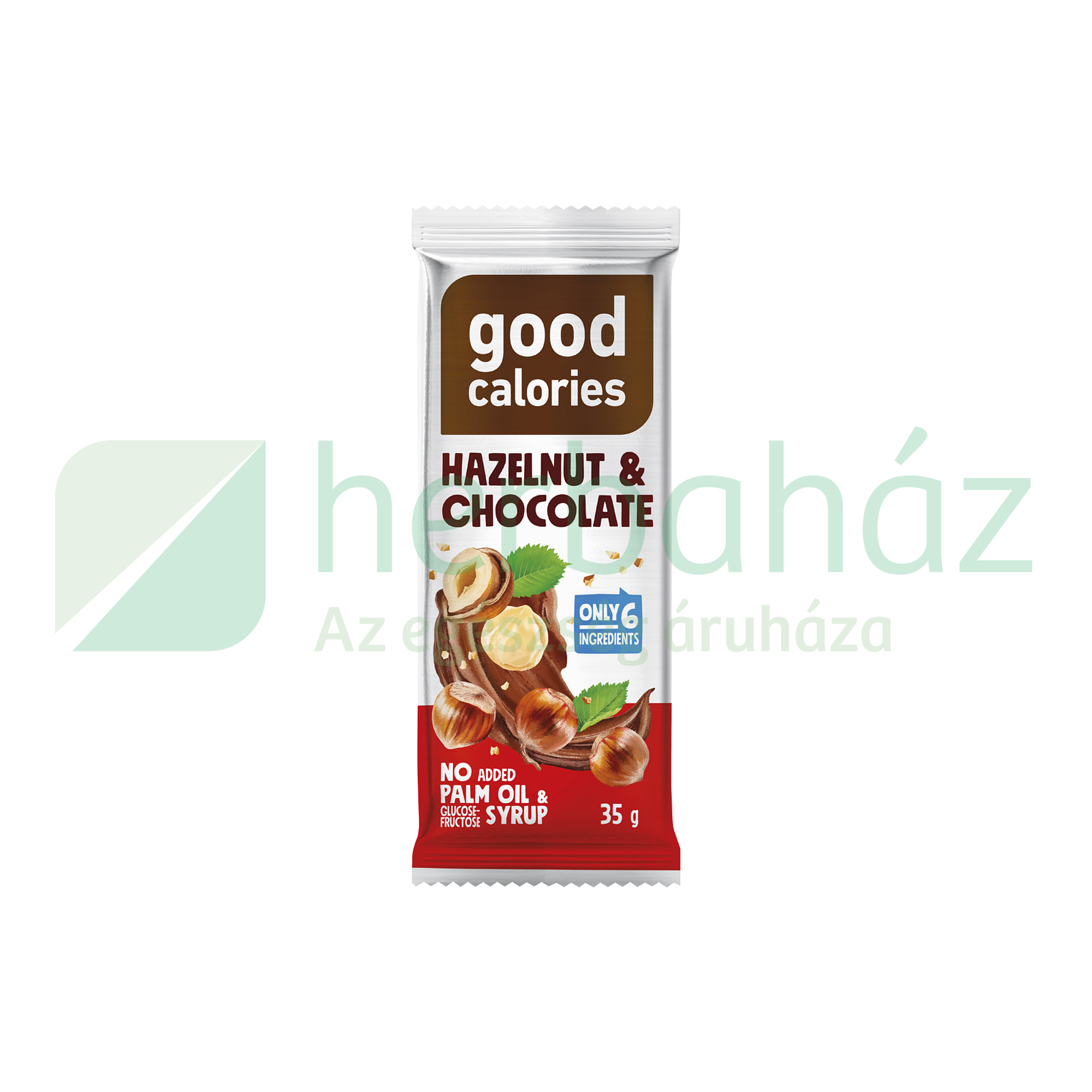 GOOD CALORIES SZELET MOGYORÓ-CSOKOLÁDÉ 35G