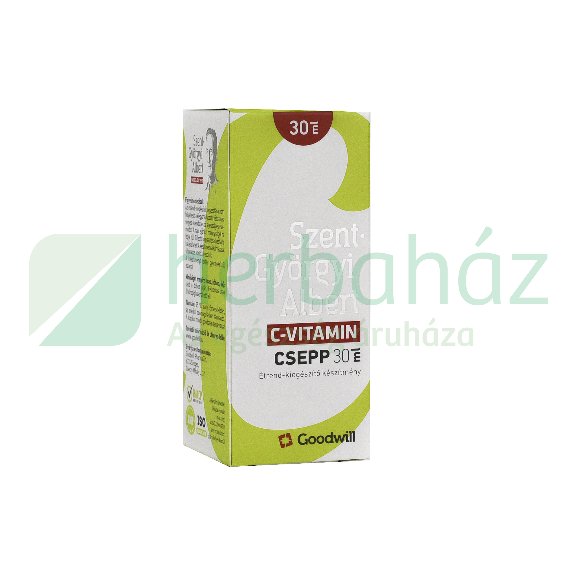 GOODWILL SZENT-GYÖRGYI ALBERT C-VITAMIN CSEPP 30ML