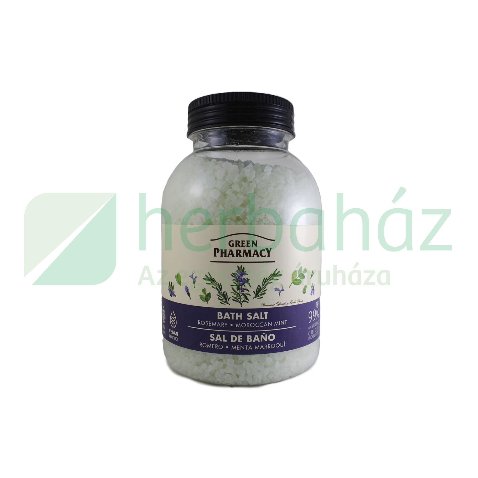 GREEN PHARMACY FÜRDŐSÓ ROZMARING ÉS MAROKKÓI MENTA KIVONATTAL 1000G