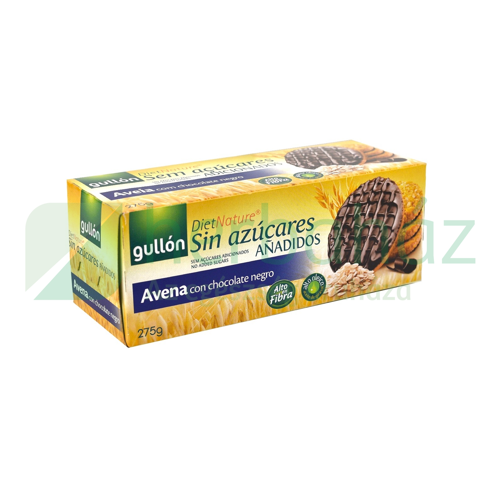 GULLON AVENA ÉTCSOKOLÁDÉS ZABKEKSZ HOZZÁADOTT CUKROT NEM TARTALMAZ 275G