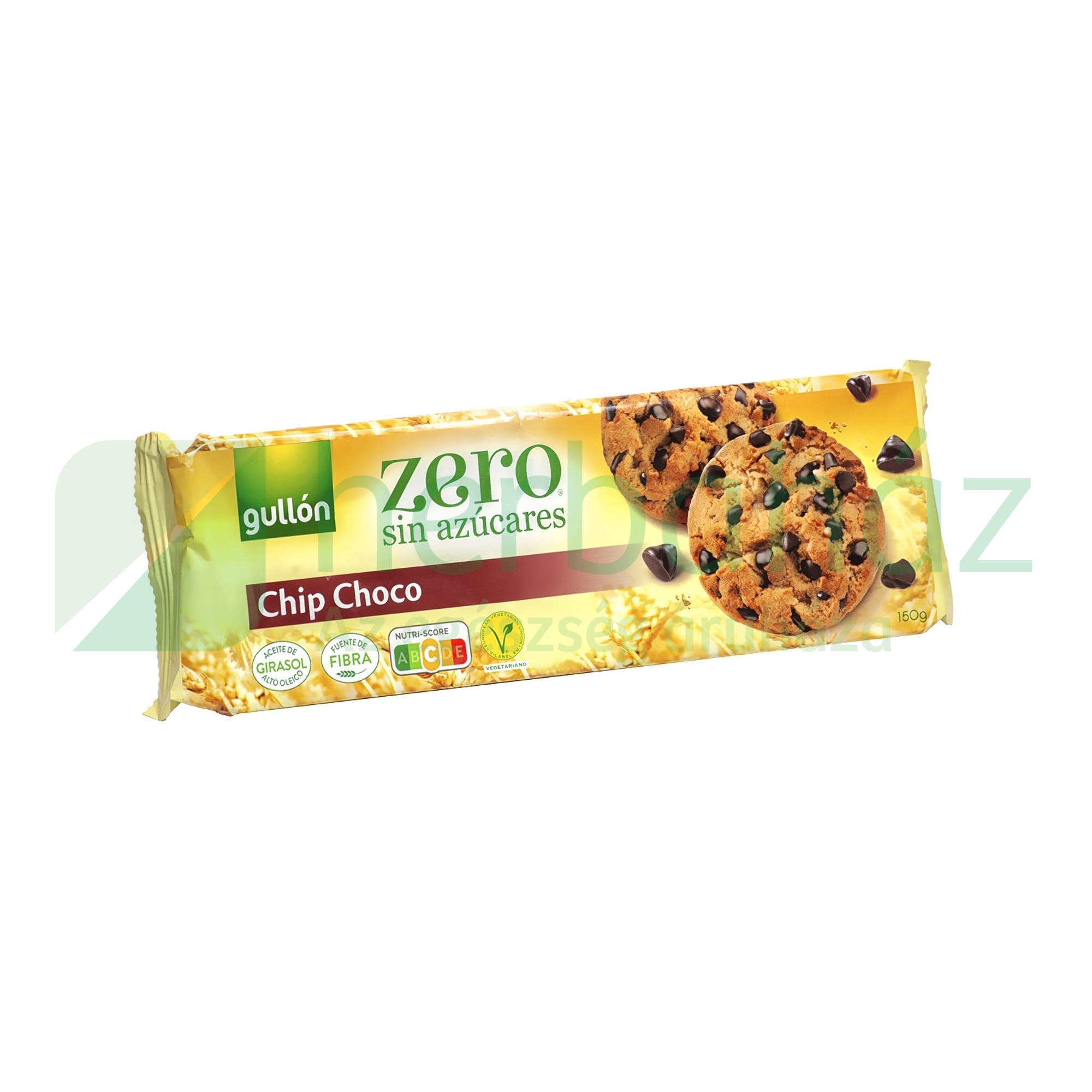 GULLON ZERO CHIP CHOCO CUKORMENTES KEKSZ 150G