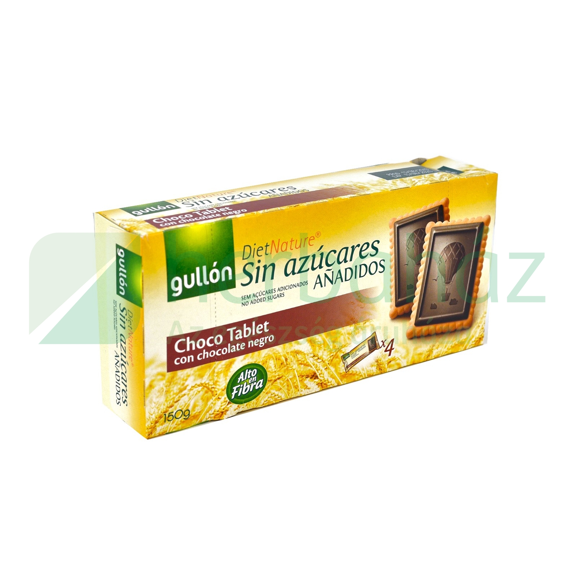 GULLON  CHOCO TABLET HOZZÁADOTT CUKROT NEM TARTALMAZ  150G