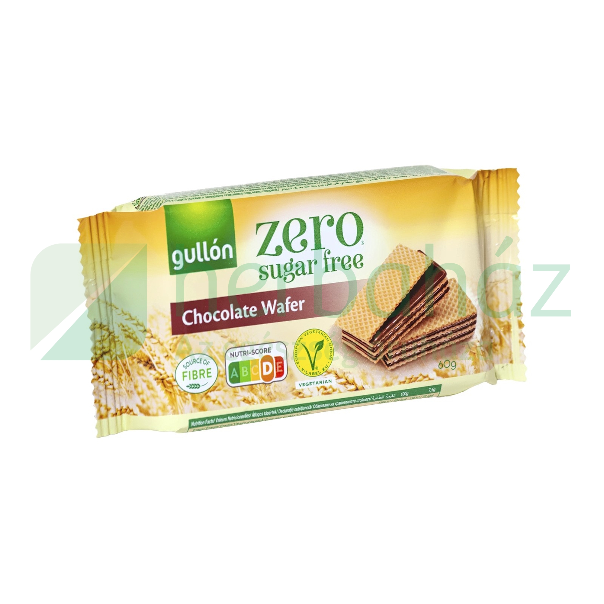 GULLON ZERO KAKAÓS NÁPOLYI ÉDESÍTŐSZERREL 60G