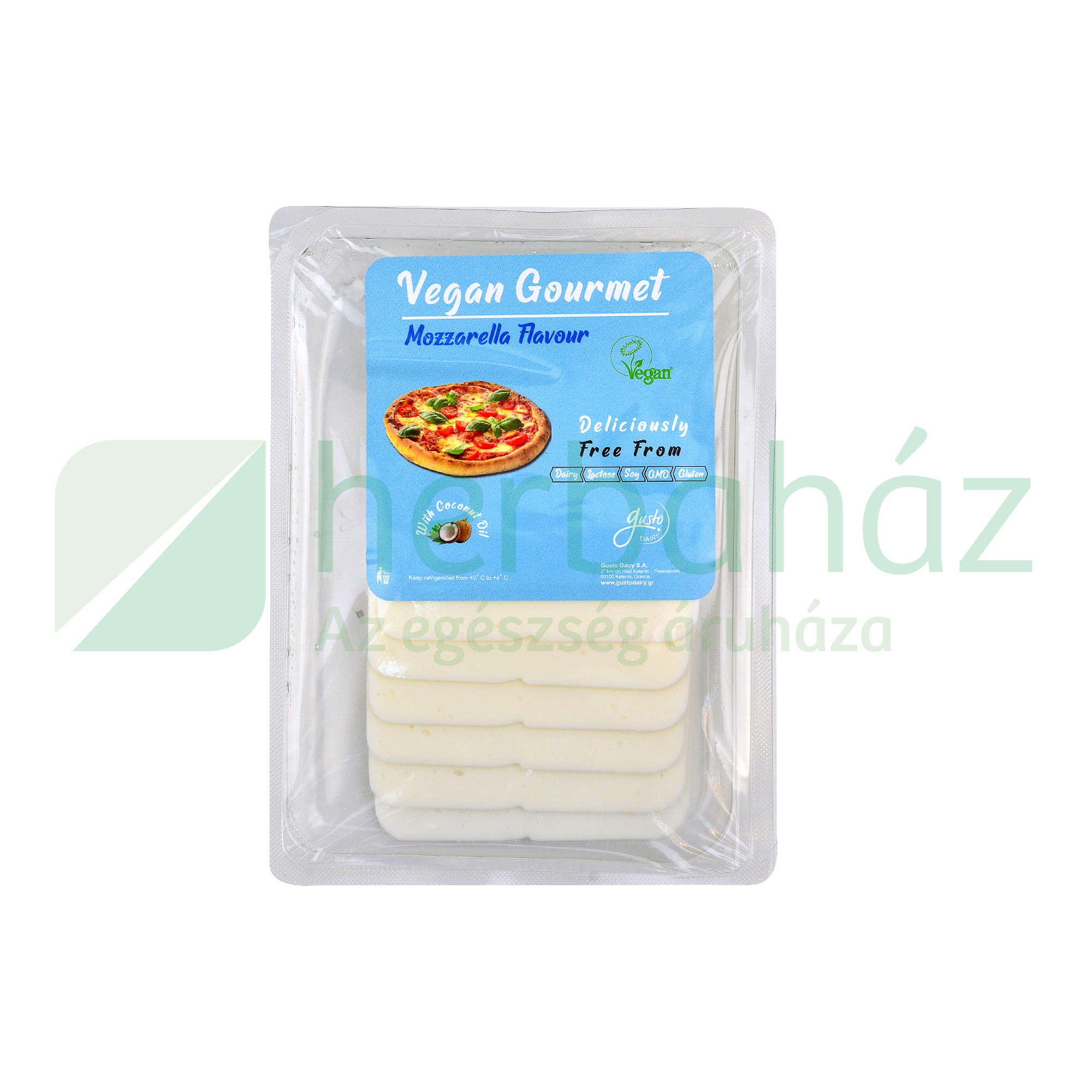 GUSTO VEGÁN GOURMET MOZZARELLA ÍZŰ 140G [H]