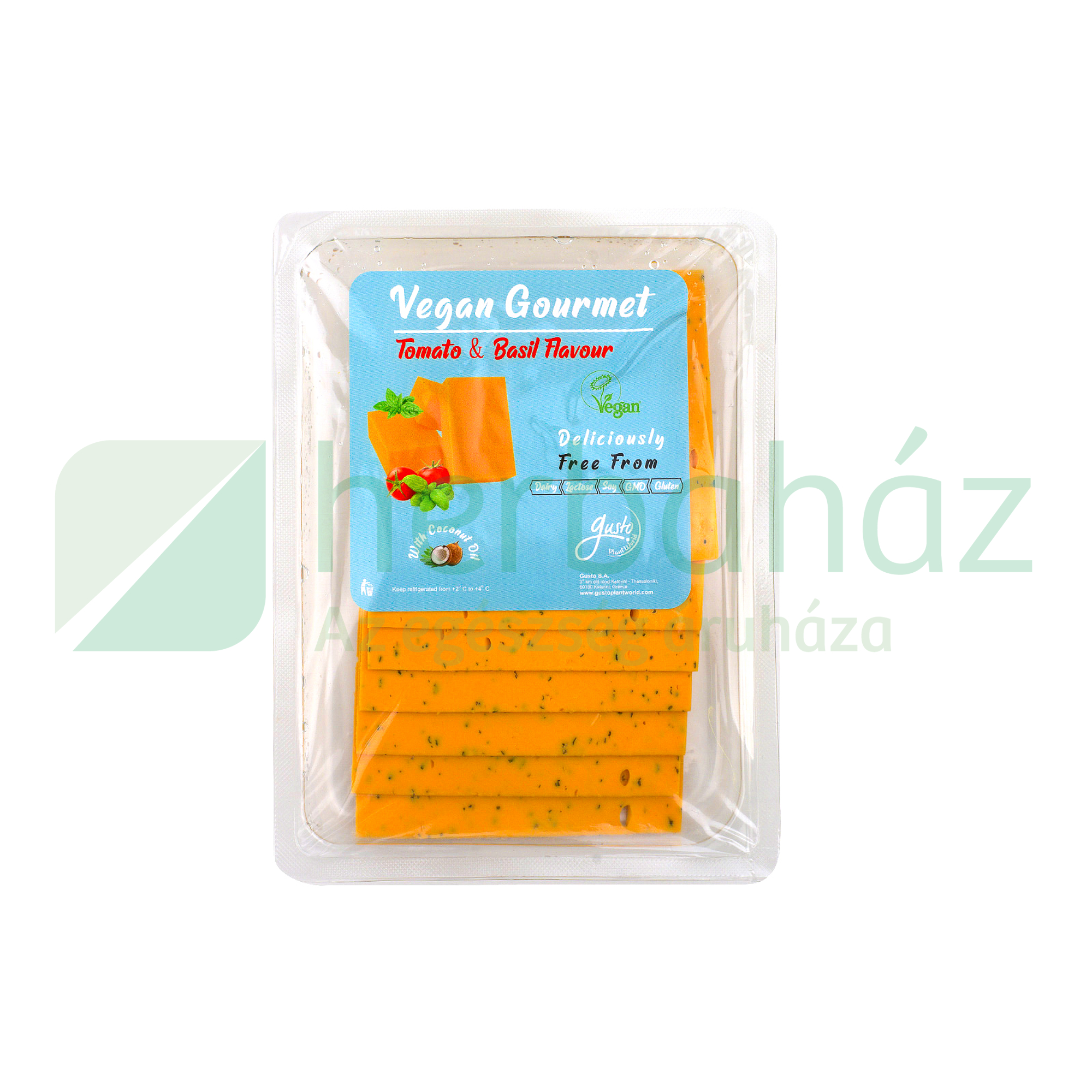 GUSTO VEGÁN GOURMET PARADICSOM-BAZSALIKOMOS ÍZŰ 140G [H]