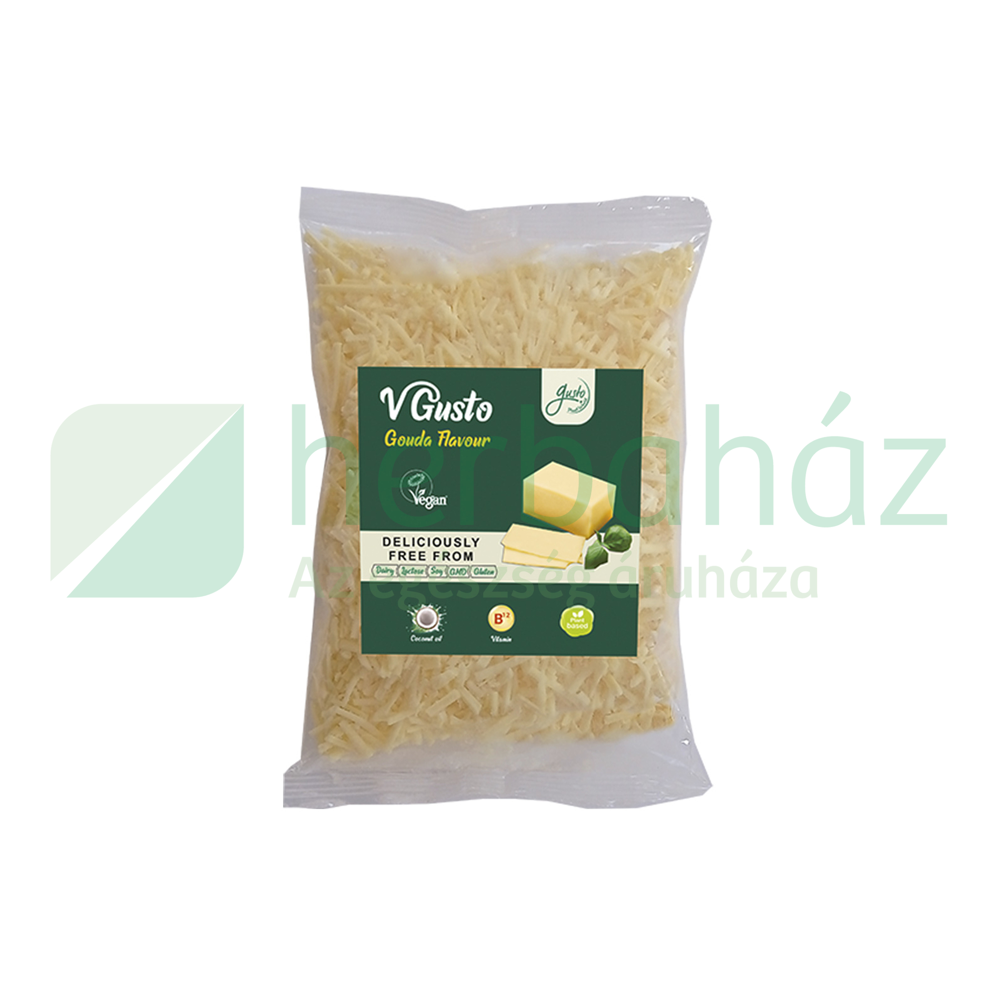 GUSTO VEGÁN GOUDA RESZELT KÉSZÍTMÉNY 200G [H]