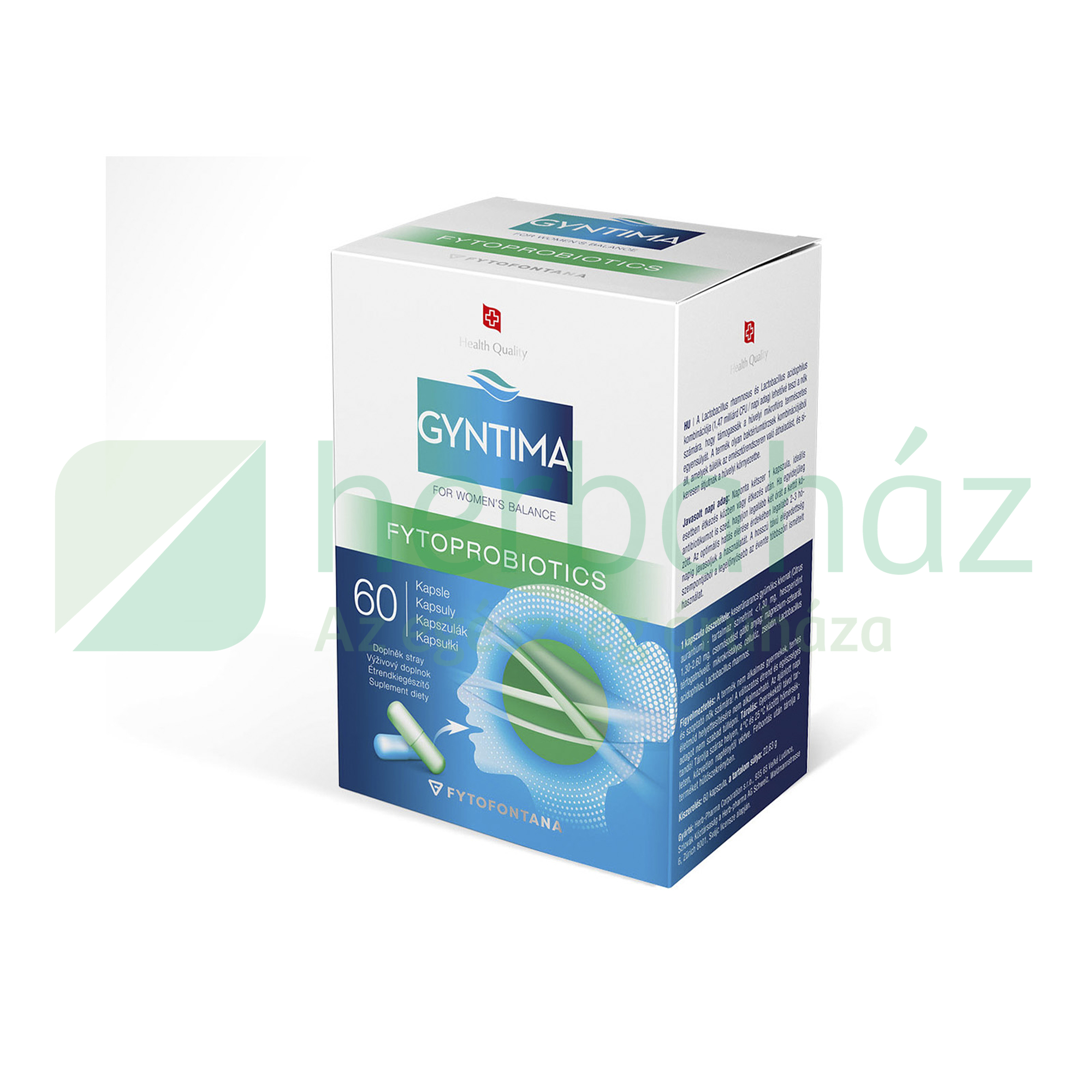 GYNTIMA FYTOPROBIOTICS KAPSZULA 60DB