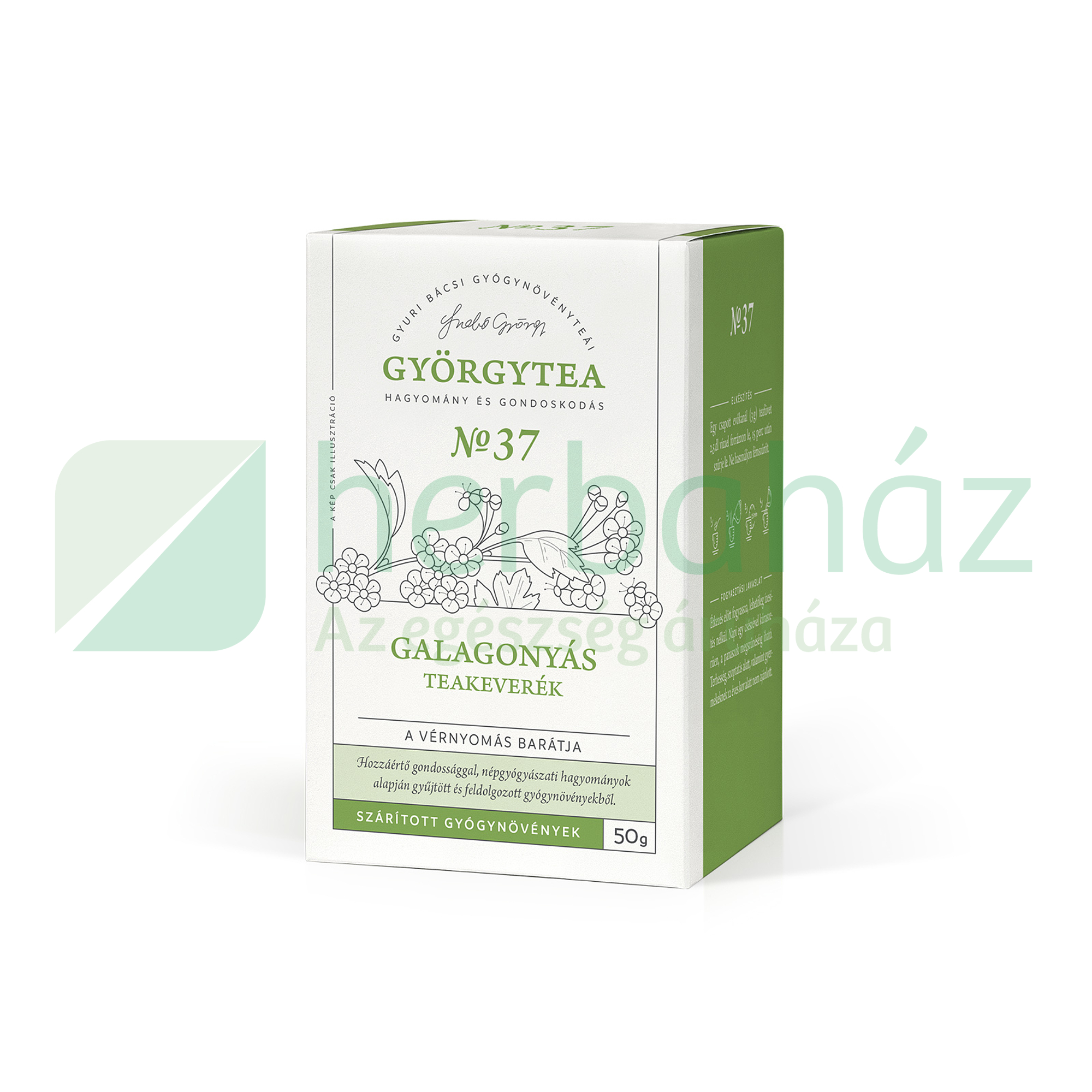 GYÖRGYTEA NO37 GALAGONYÁS TEAKEVERÉK (A VÉRNYOMÁS BARÁTJA) 50G