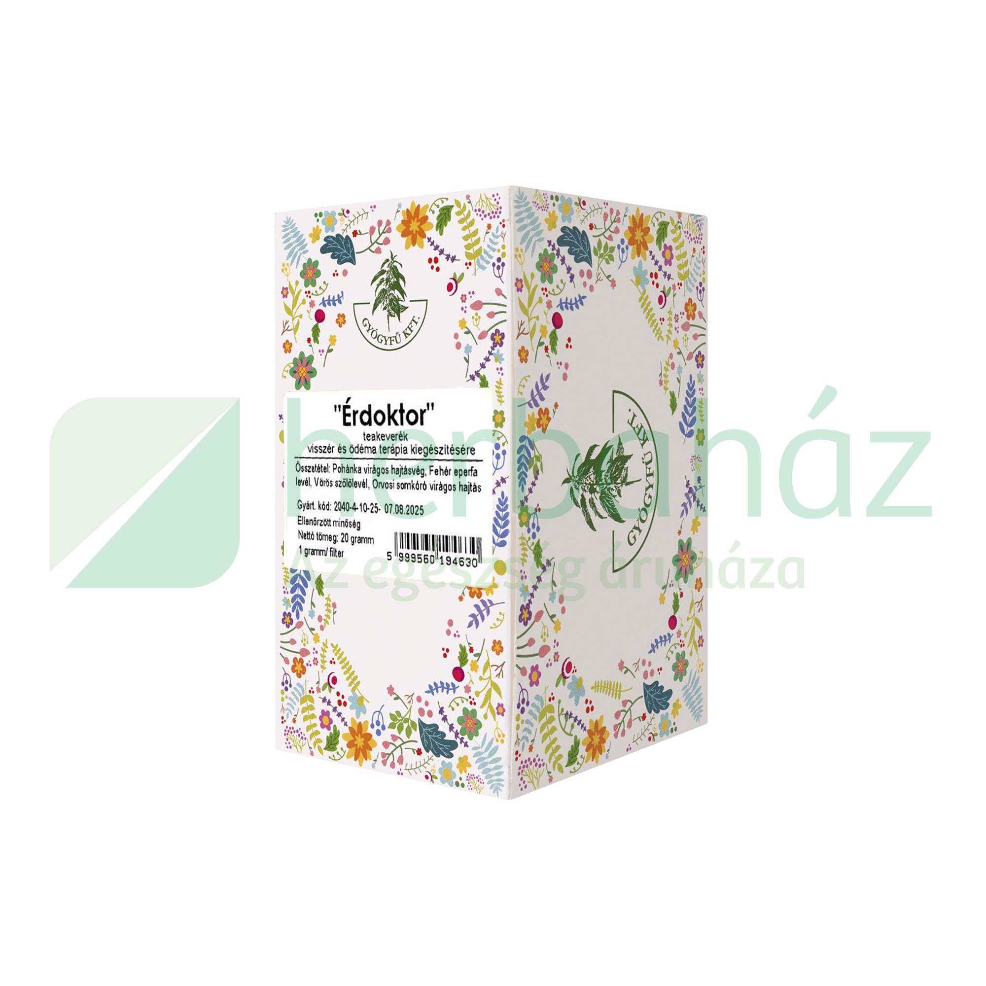 GYÓGYFŰ ÉRDOKTOR TEAKEVERÉK FILTERES 20DB
