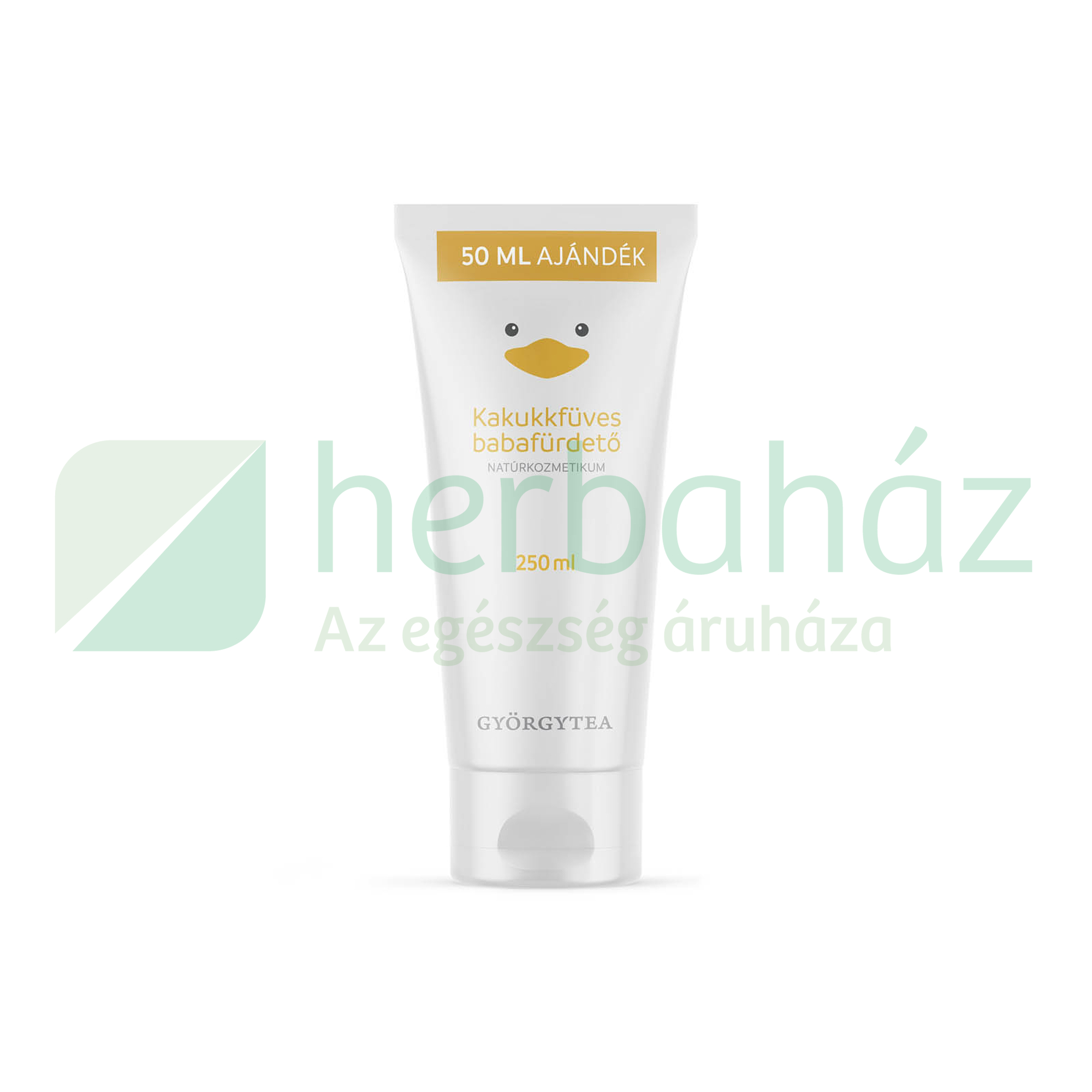 GYÖRGYTEA NATURKOZMETIKUM KAKUKKFÜVES BABAFÜRDETŐ 200ML+50ML AJÁNDÉK