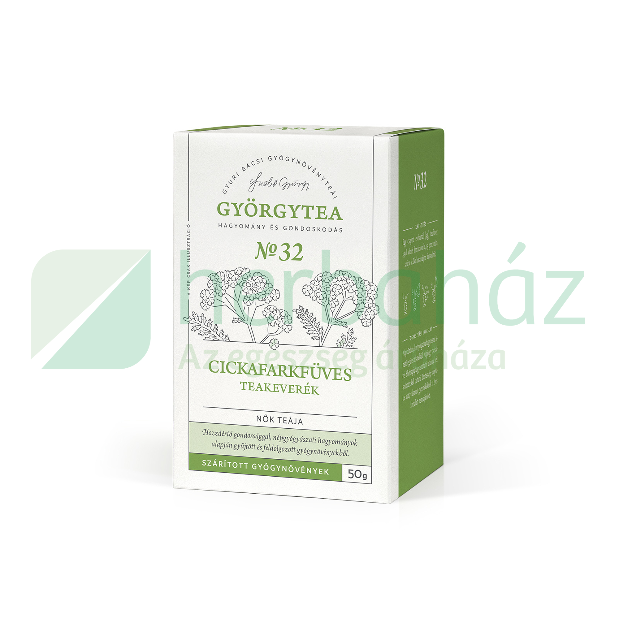 GYÖRGYTEA NO32 CICKAFARKFÜVES TEAKEVERÉK (NŐK TEÁJA) 50G