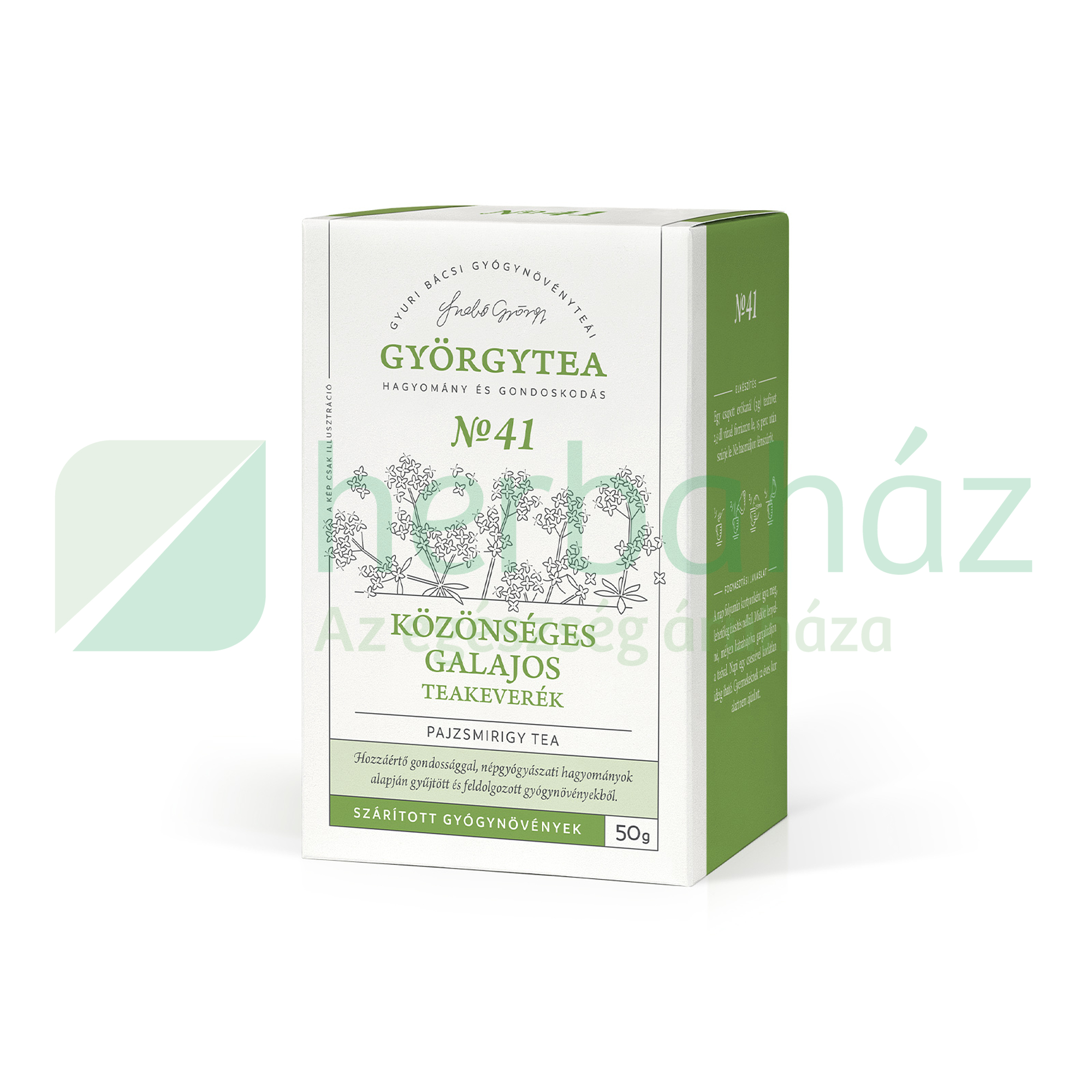 GYÖRGYTEA NO41 KÖZÖNSÉGES GALAJOS TEAKEVERÉK (PAJZSMIRIGY TEA) 50G