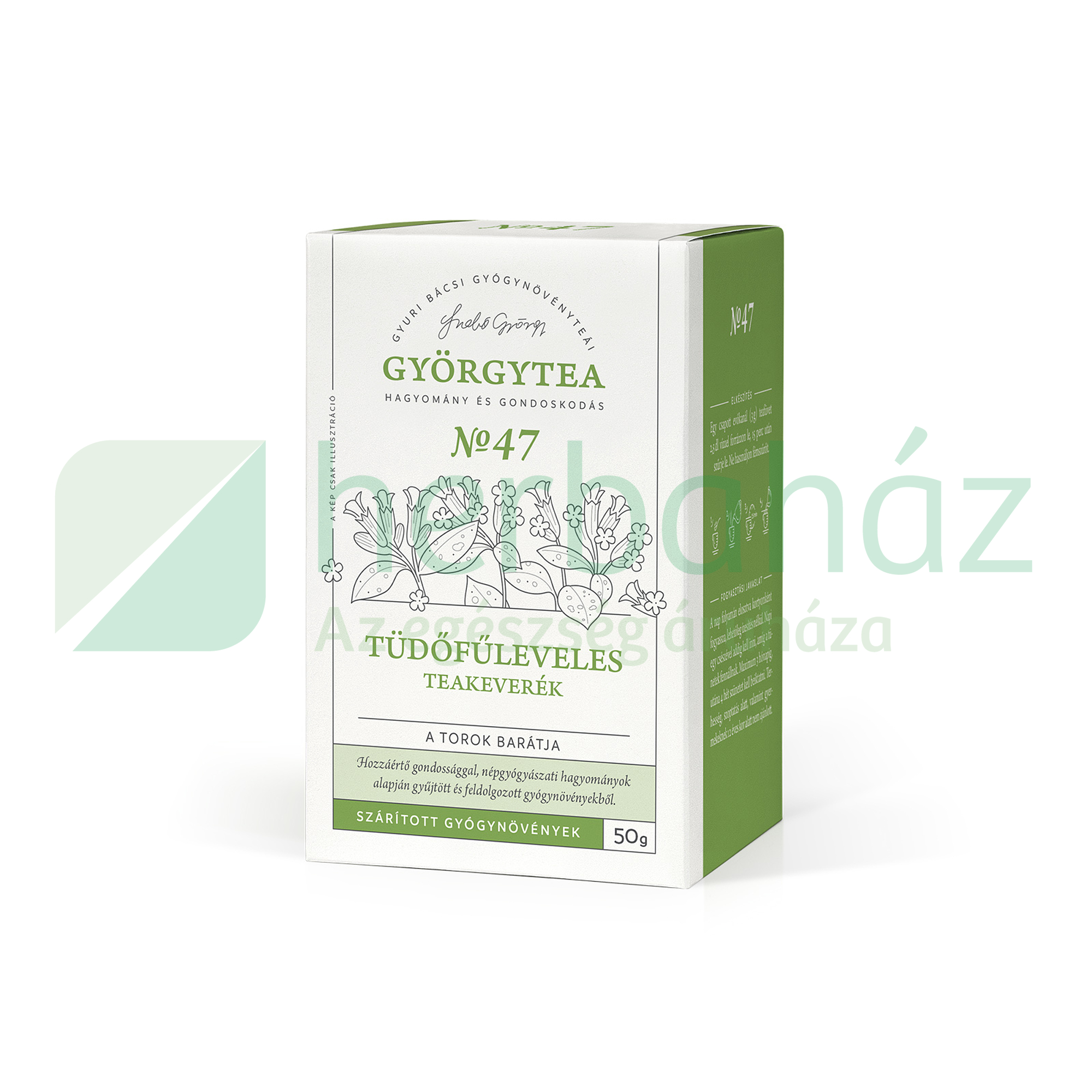 GYÖRGYTEA NO47 TÜDŐFŰLEVELES TEAKEVERÉK (A TOROK BARÁTJA) 50G