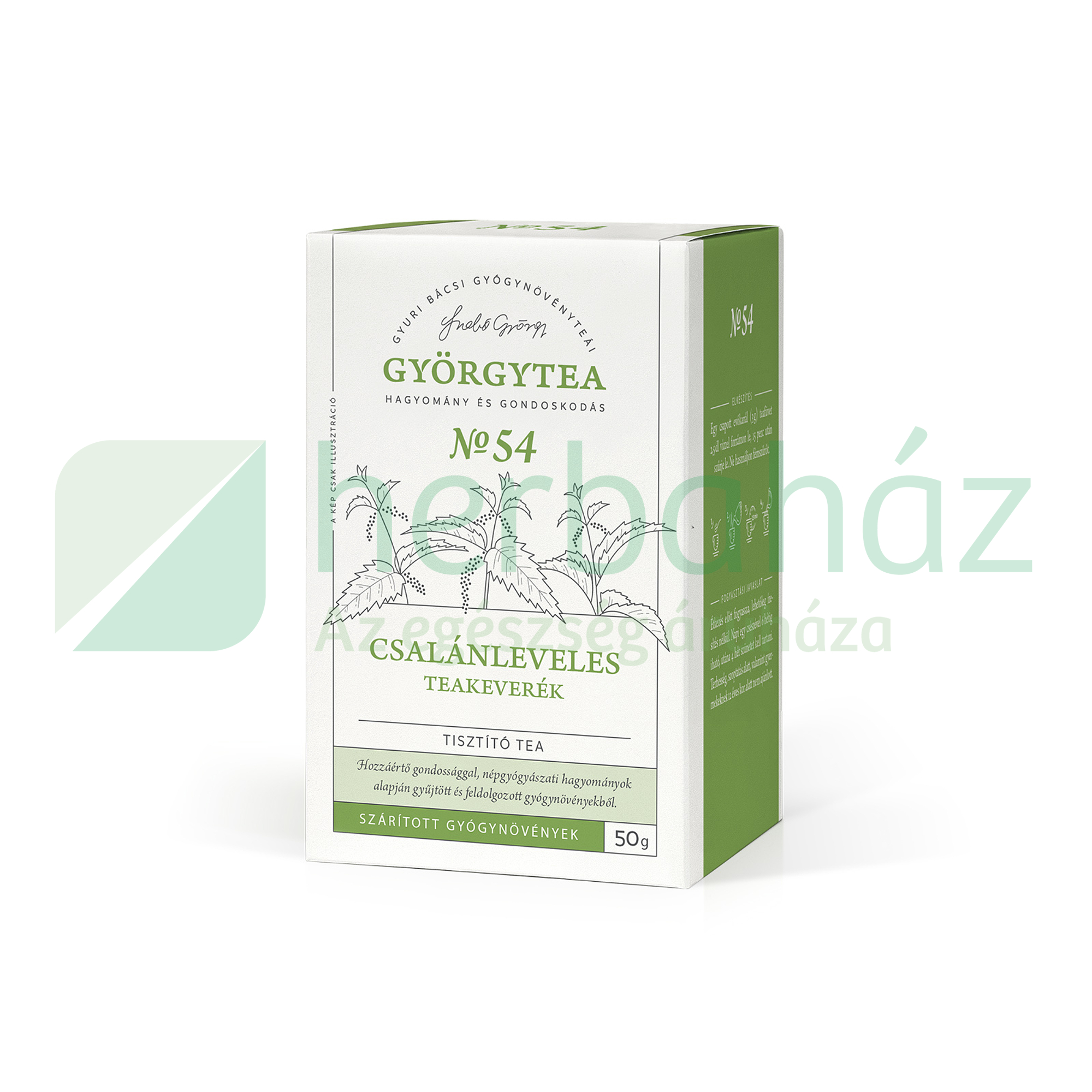 GYÖRGYTEA NO54 CSALÁNLEVELES TEAKEVERÉK (TISZTÍTÓ TEA) 50G