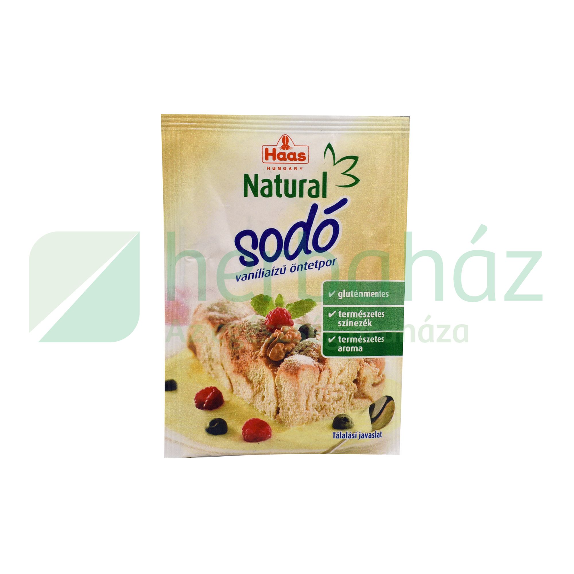 HAAS NATURAL VANÍLIAÍZŰ ÖNTETPOR 15G