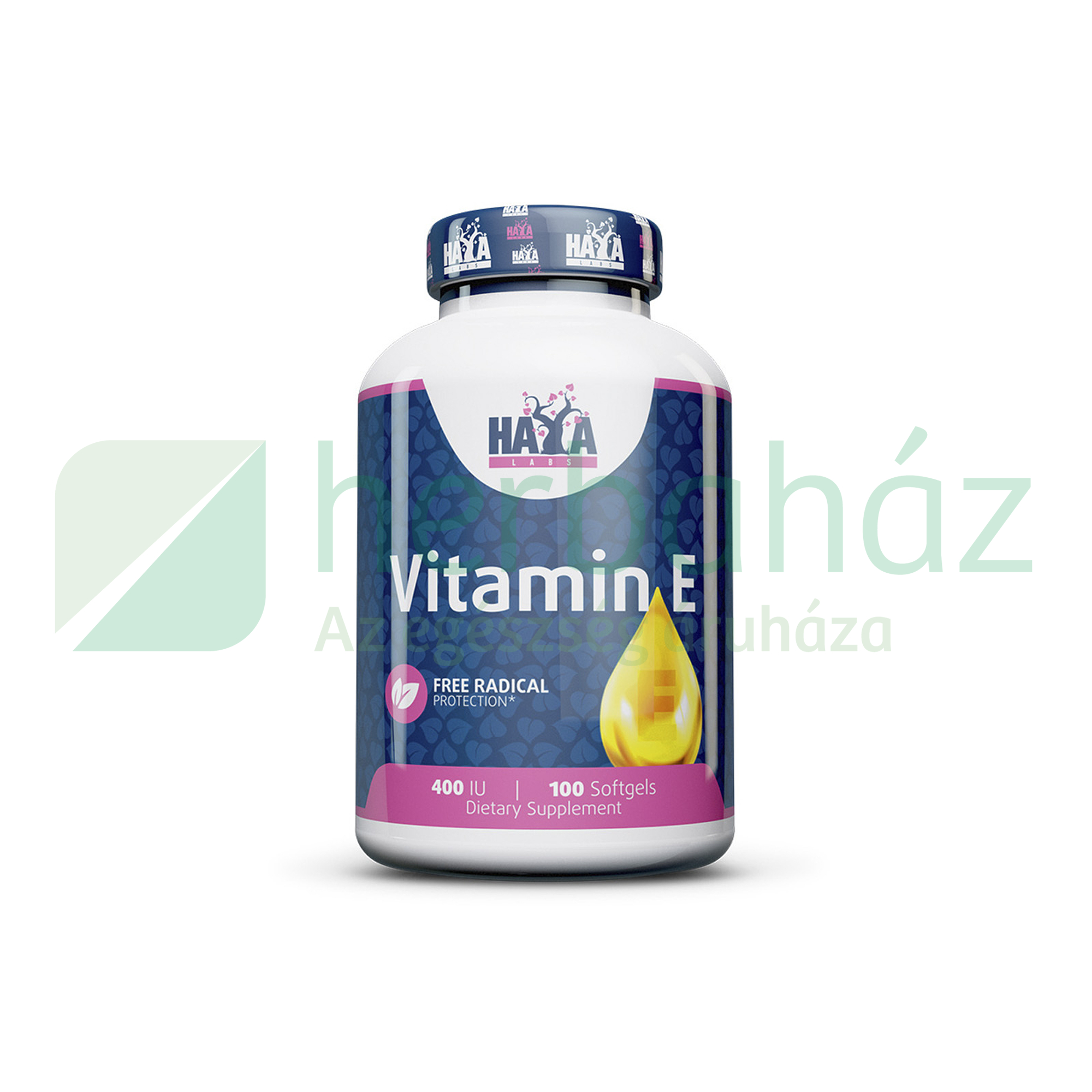 HAYA LABS VITAMIN E 400IU LÁGYZSELATIN KAPSZULA 100DB