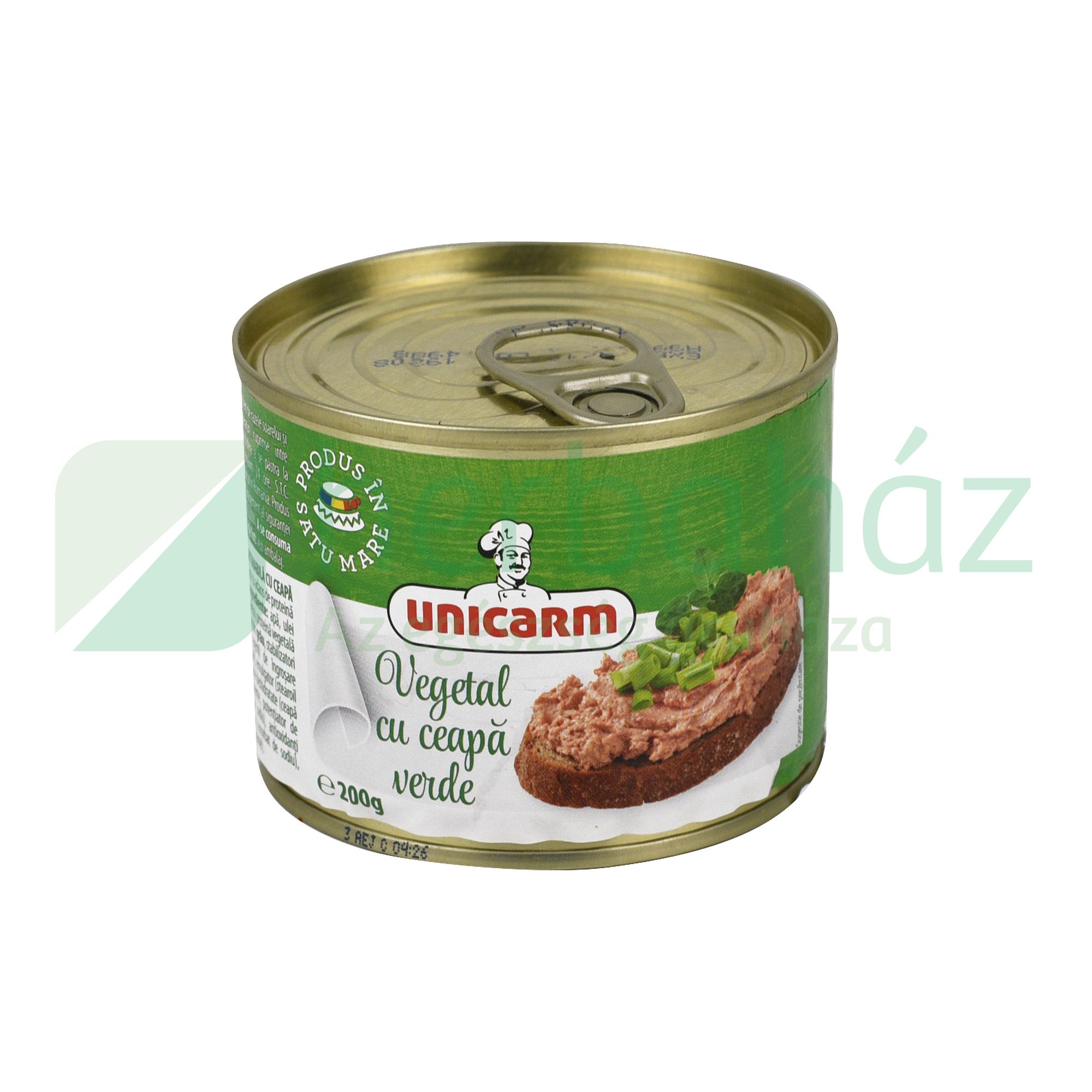 UNICARM NÖVÉNYI PÁSTÉTOM ZÖLDHAGYMÁS 200G