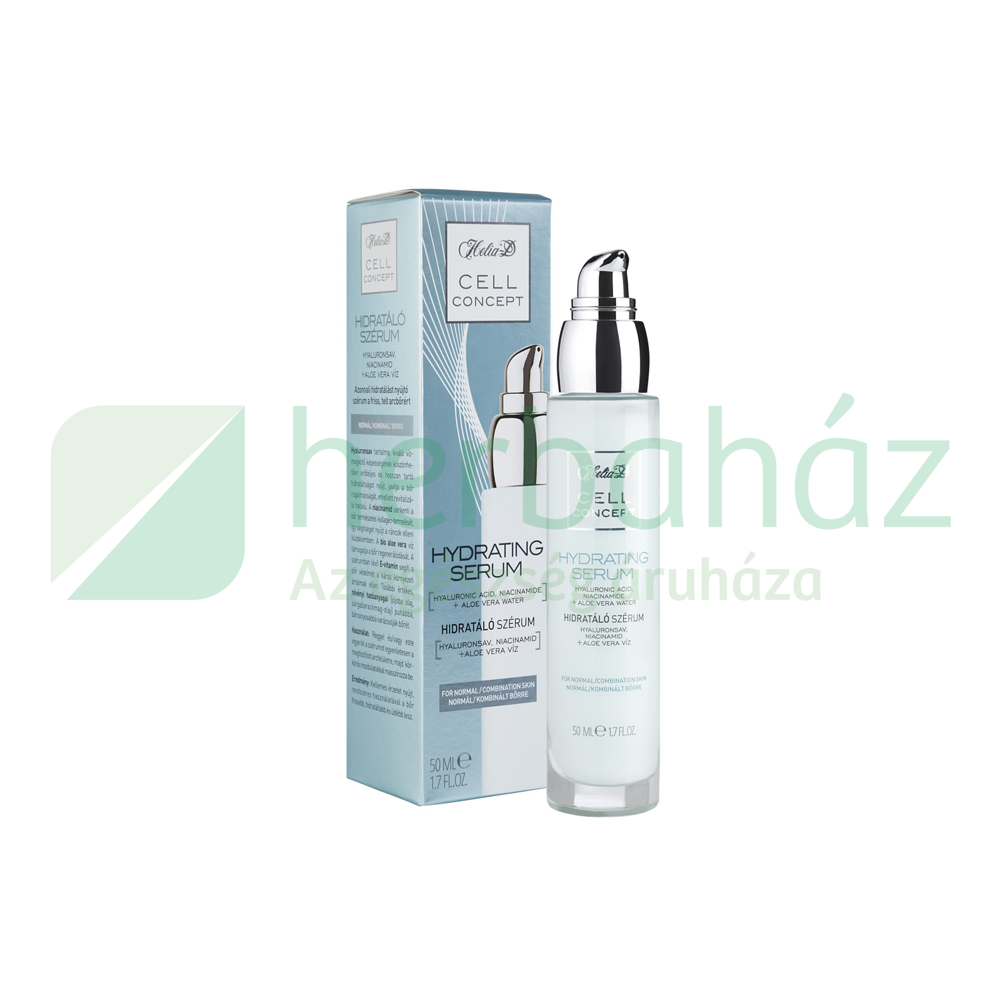 HELIA-D CELL CONCEPT HIDRATÁLÓ SZÉRUM NORMÁL/KOMBINÁLT BŐRRE 50ML