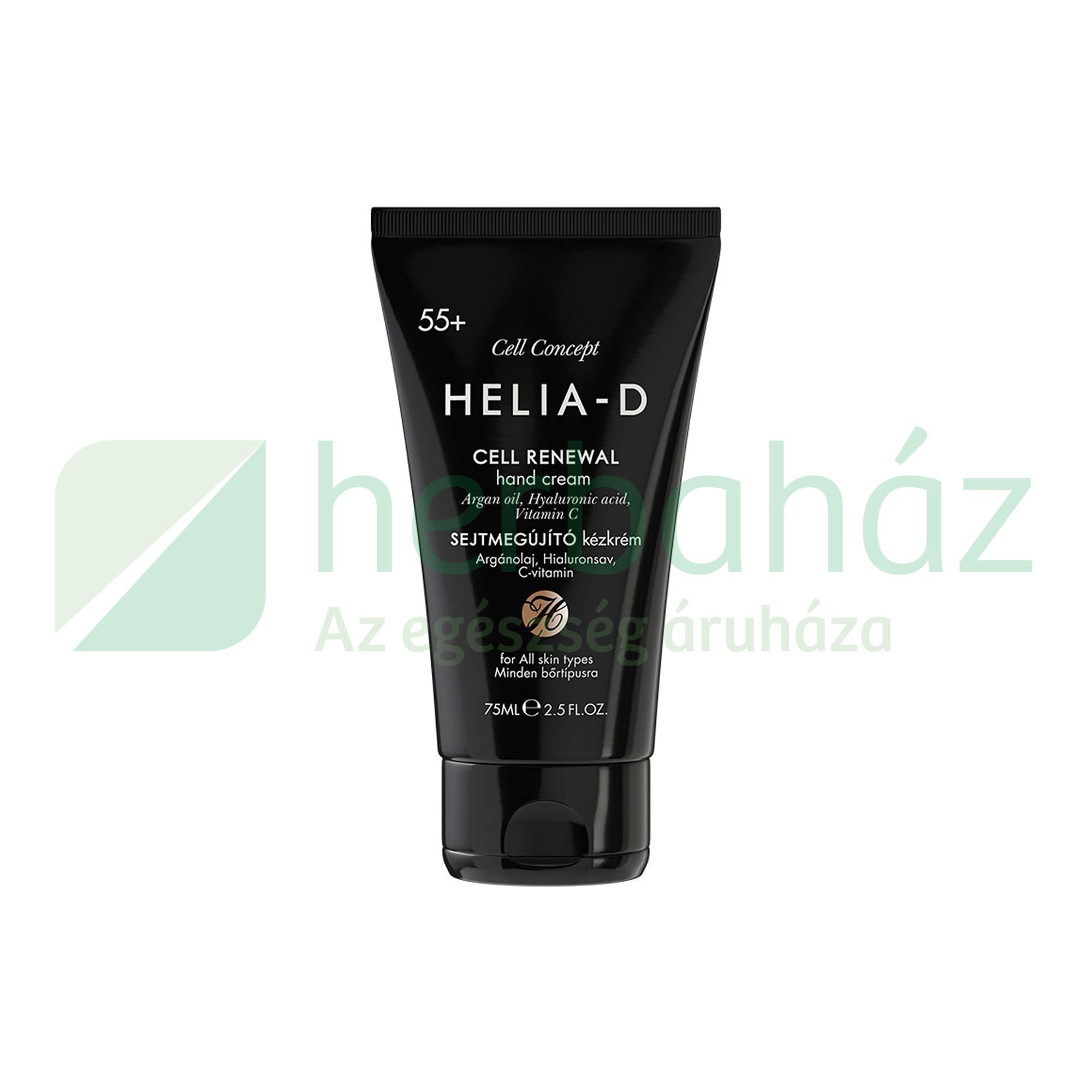 HELIA-D CELL CONCEPT SEJTMEGÚJÍTÓ+RÁNCTALANÍTÓ KÉZKRÉM 55+ 75ML