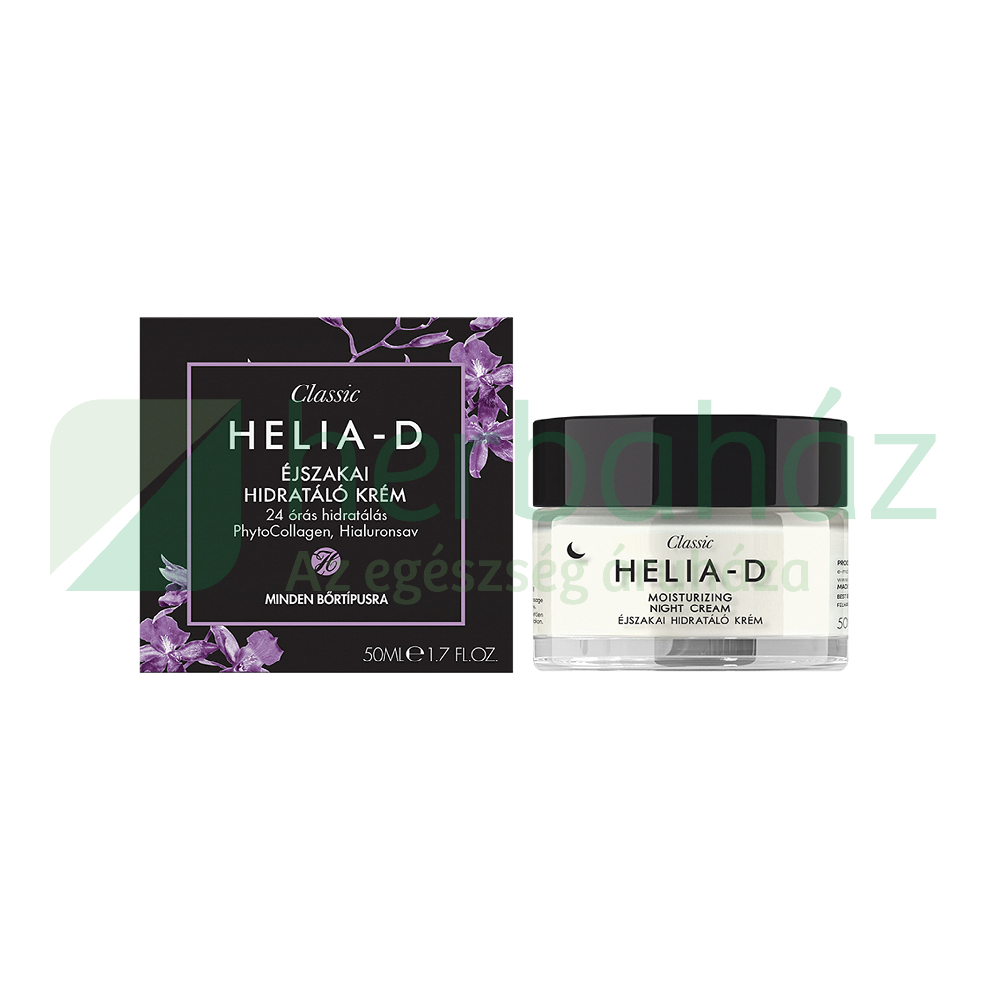 HELIA-D CLASSIC ÉJSZAKAI HIDRATÁLÓ KRÉM VEGAN 50ML