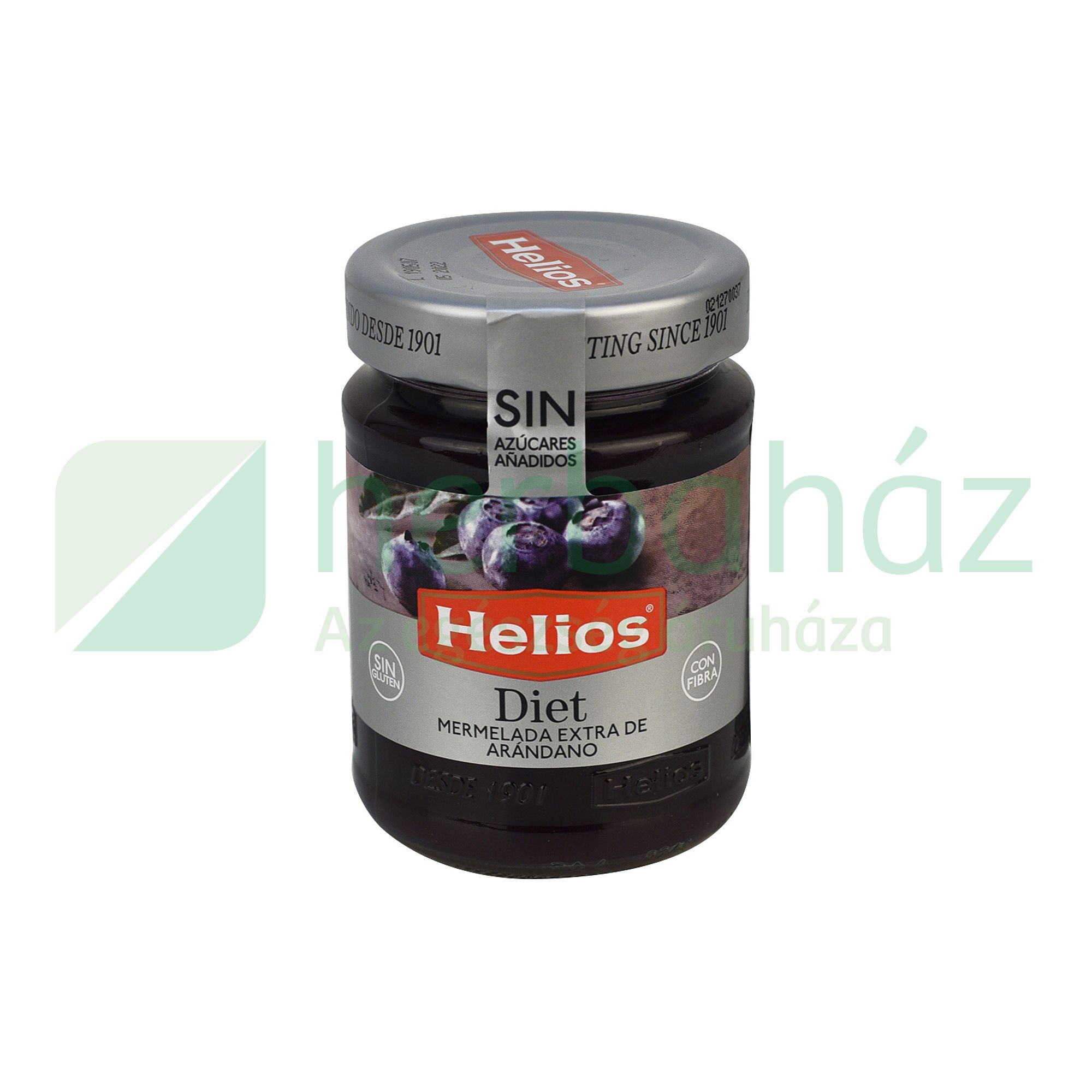 HELIOS EXTRA ÁFONYA DZSEM ÉDESÍTŐSZERREL 280G