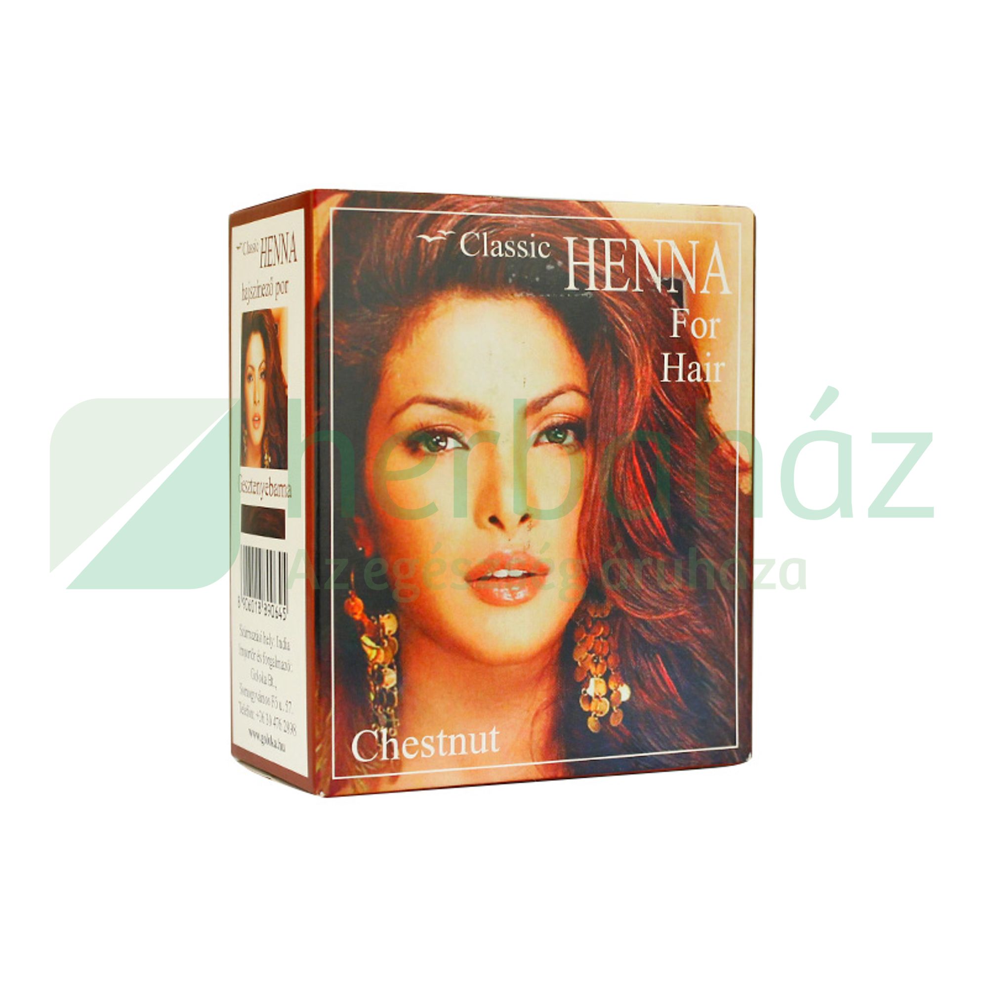 HENNA CLASSIC HAJSZINEZŐ POR GESZTENYEBARNA 100G