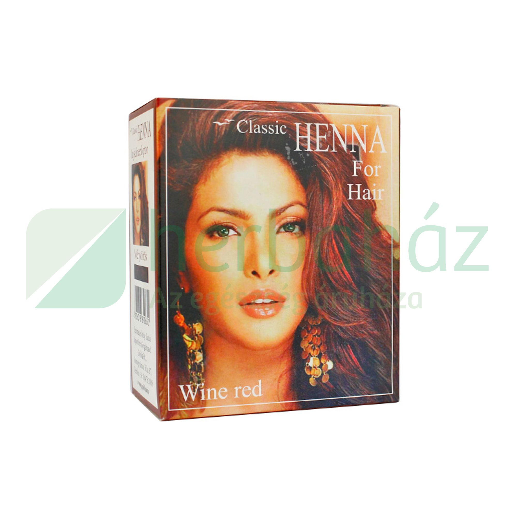 HENNA CLASSIC HAJSZINEZŐ POR MÉLYVÖRÖS 100G